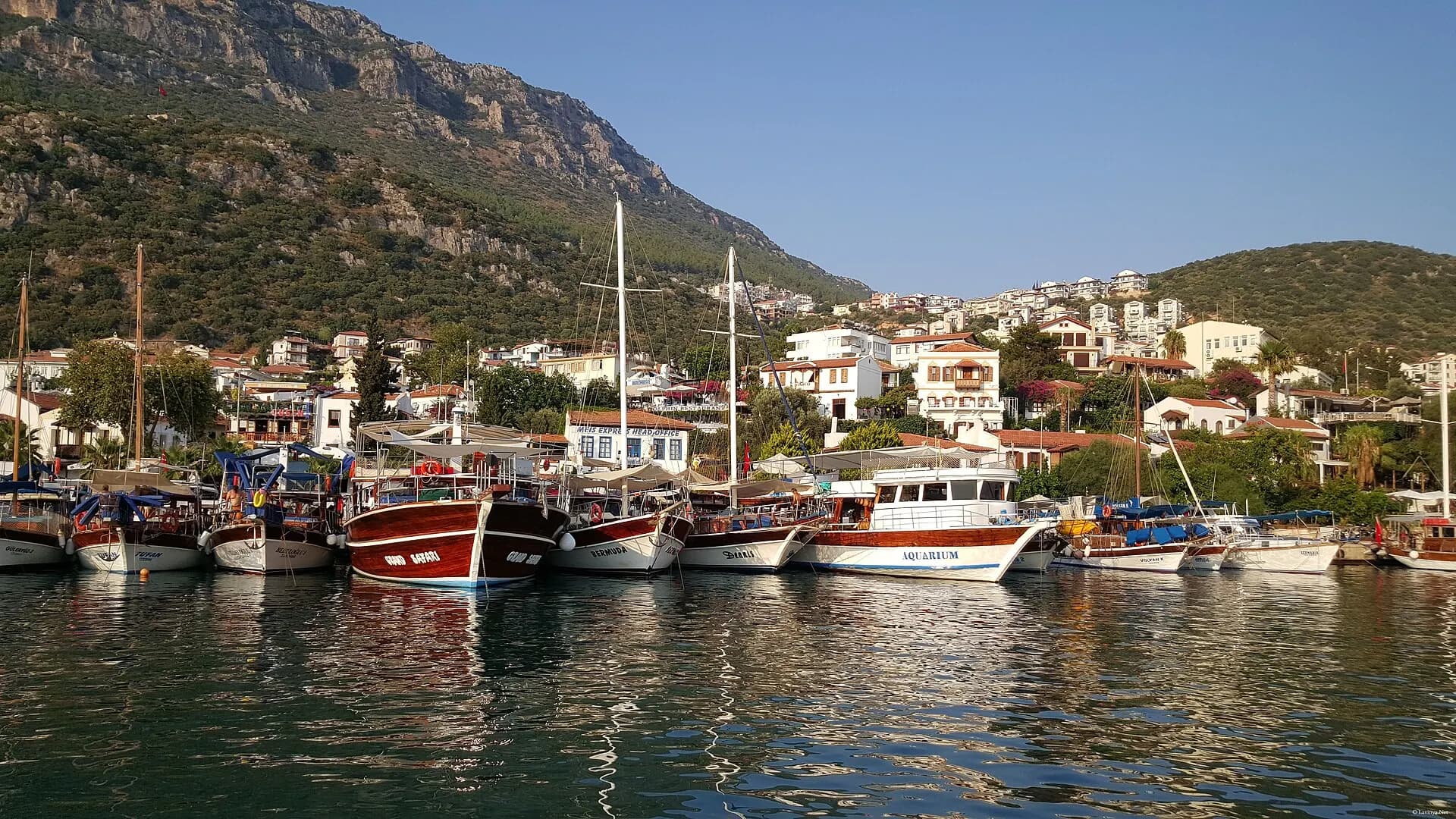 Kaş, Ağustos 2015 Liman'dan bir görünüm