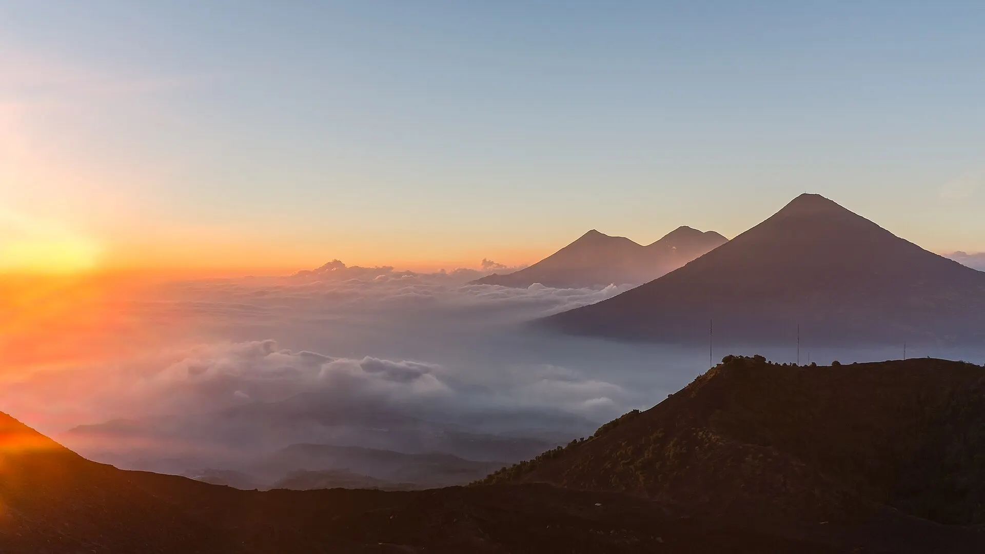 View from Volcano Pacaya, Guatemala