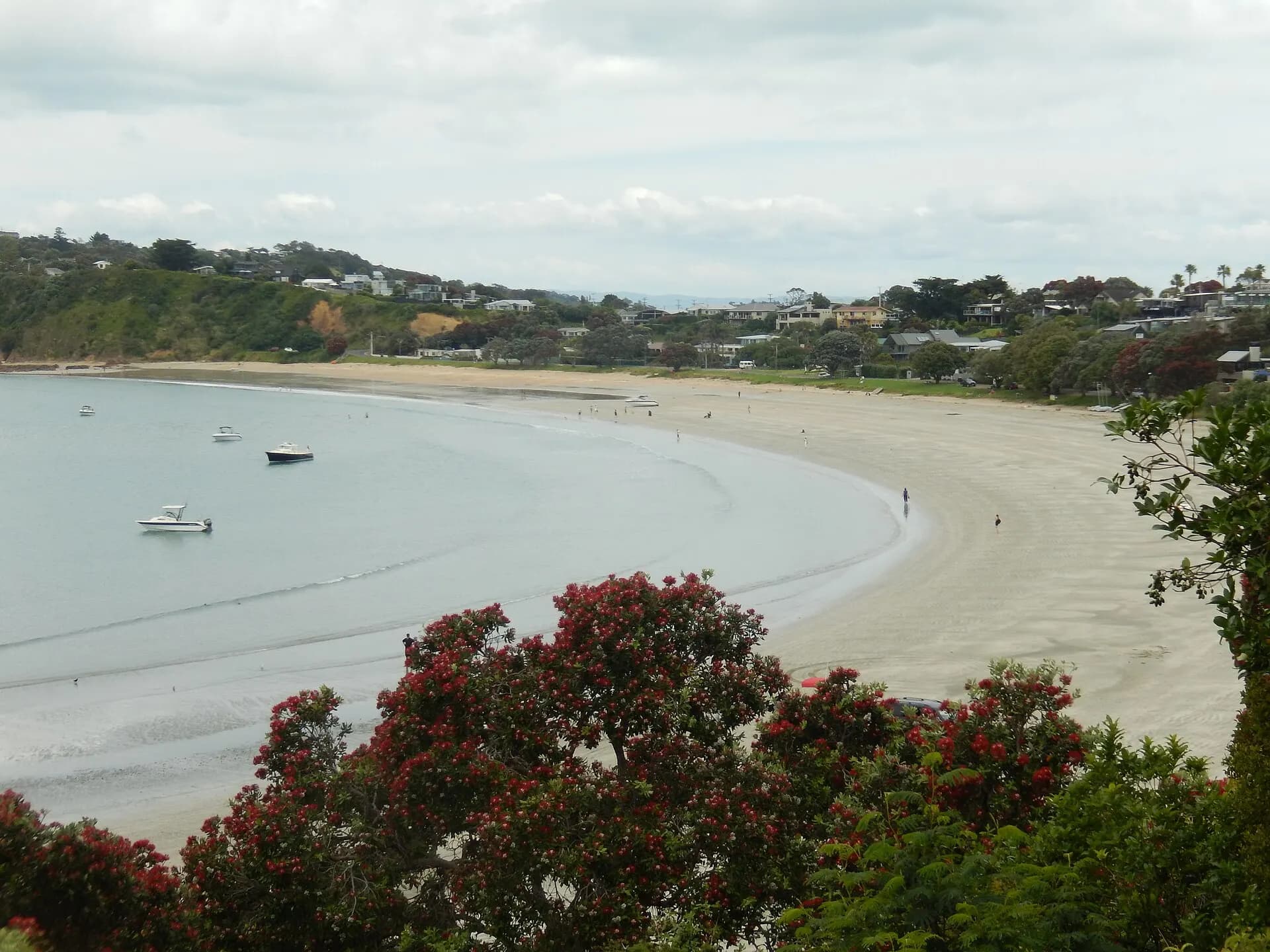 Waiheke Island Oneroa Beach from Korora Road