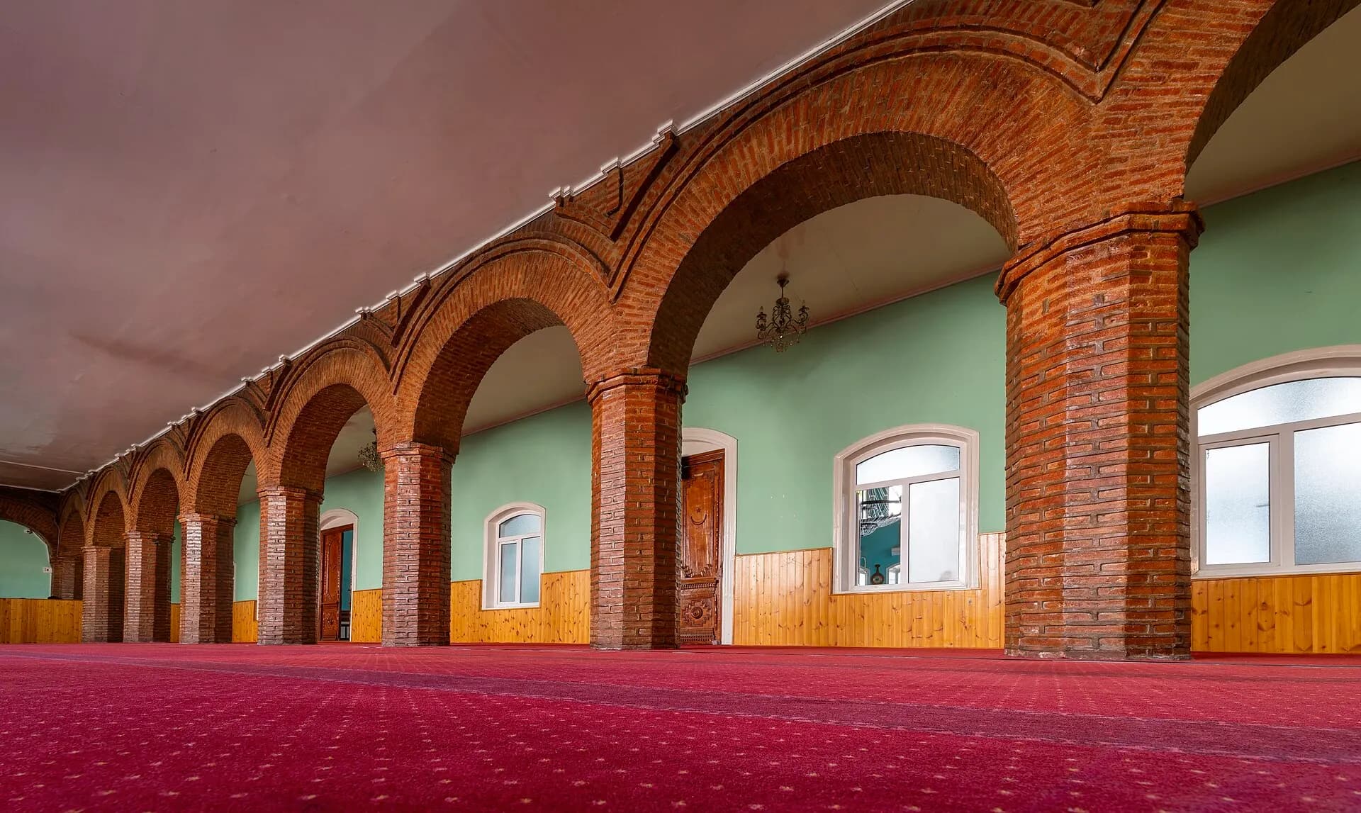 Juma Mosque in Sheki, Azerbaijan (womens hall)