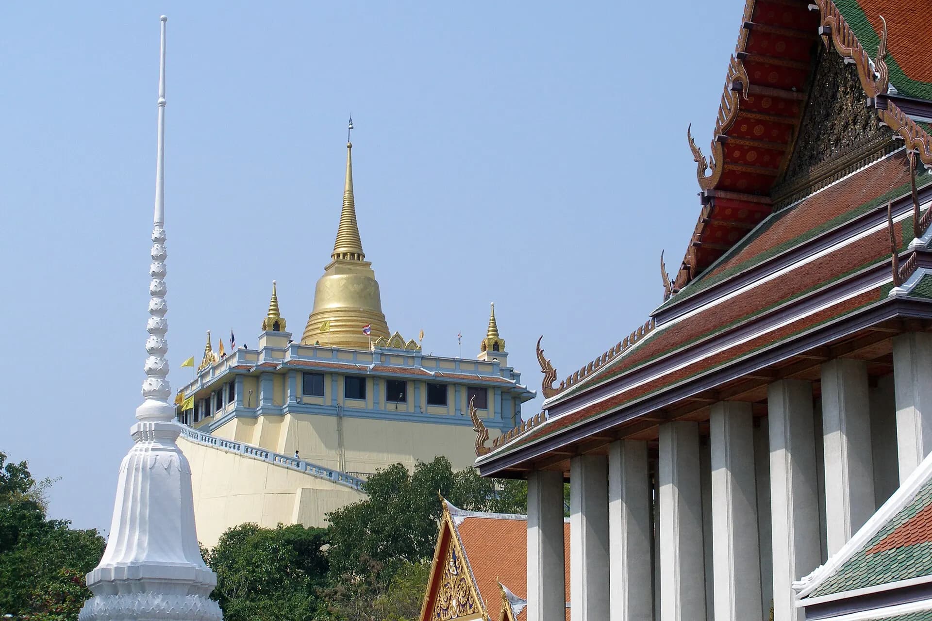 Wat Saket, Golden Mount, Bangkok, Thailand