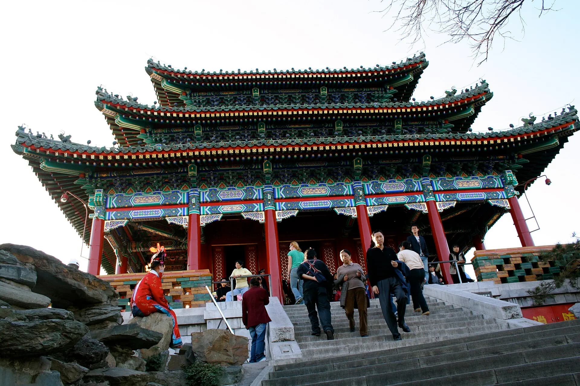 Wanchun Pavilion, Jingshan Park, Beijing - November 2006