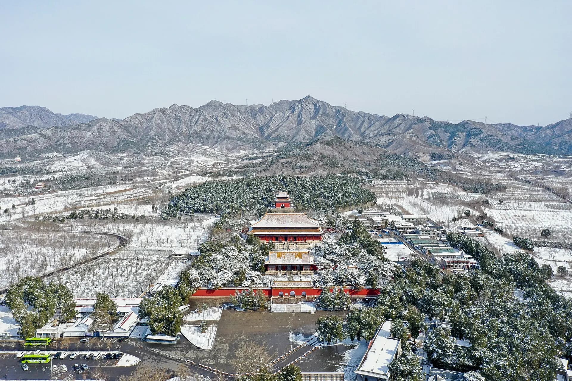 Ming Changling Tomb After Snow