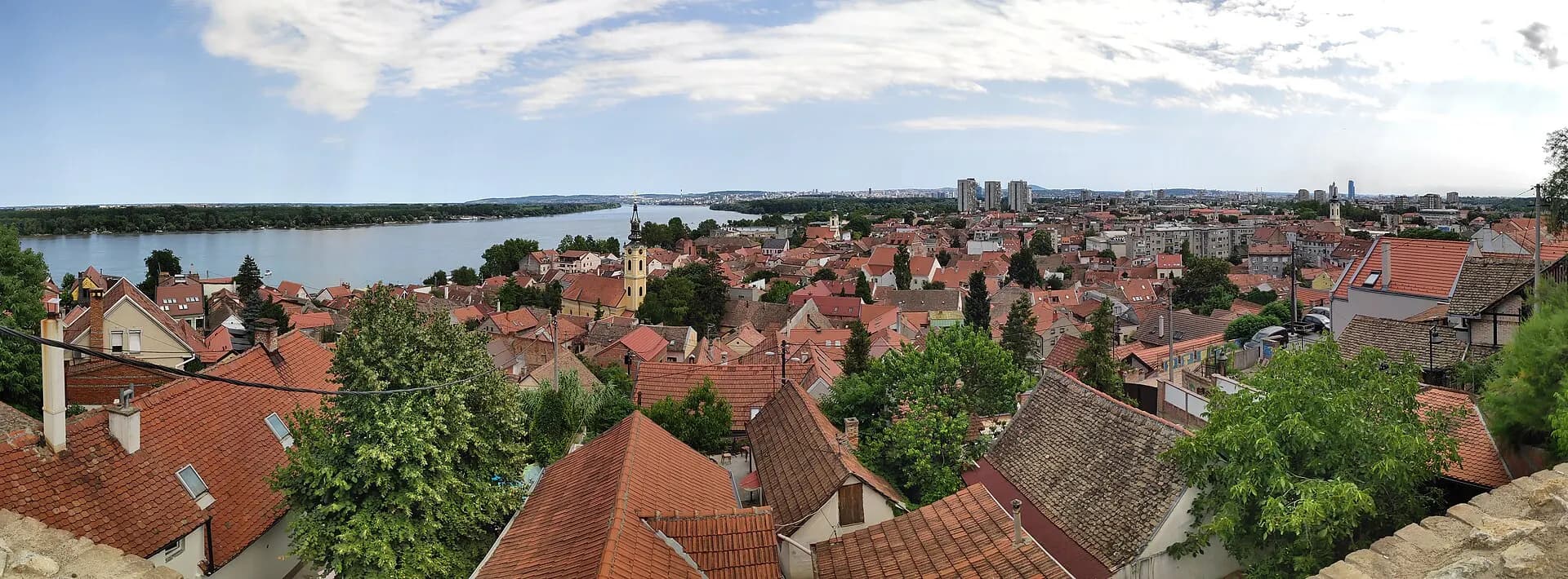 Zemun panorama from Gardoš tower