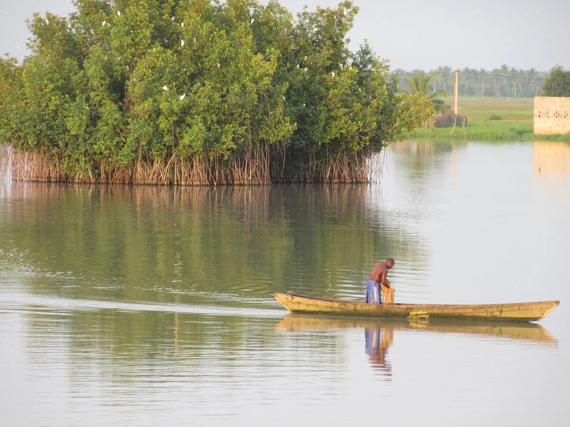 Lac aheme à Guezin