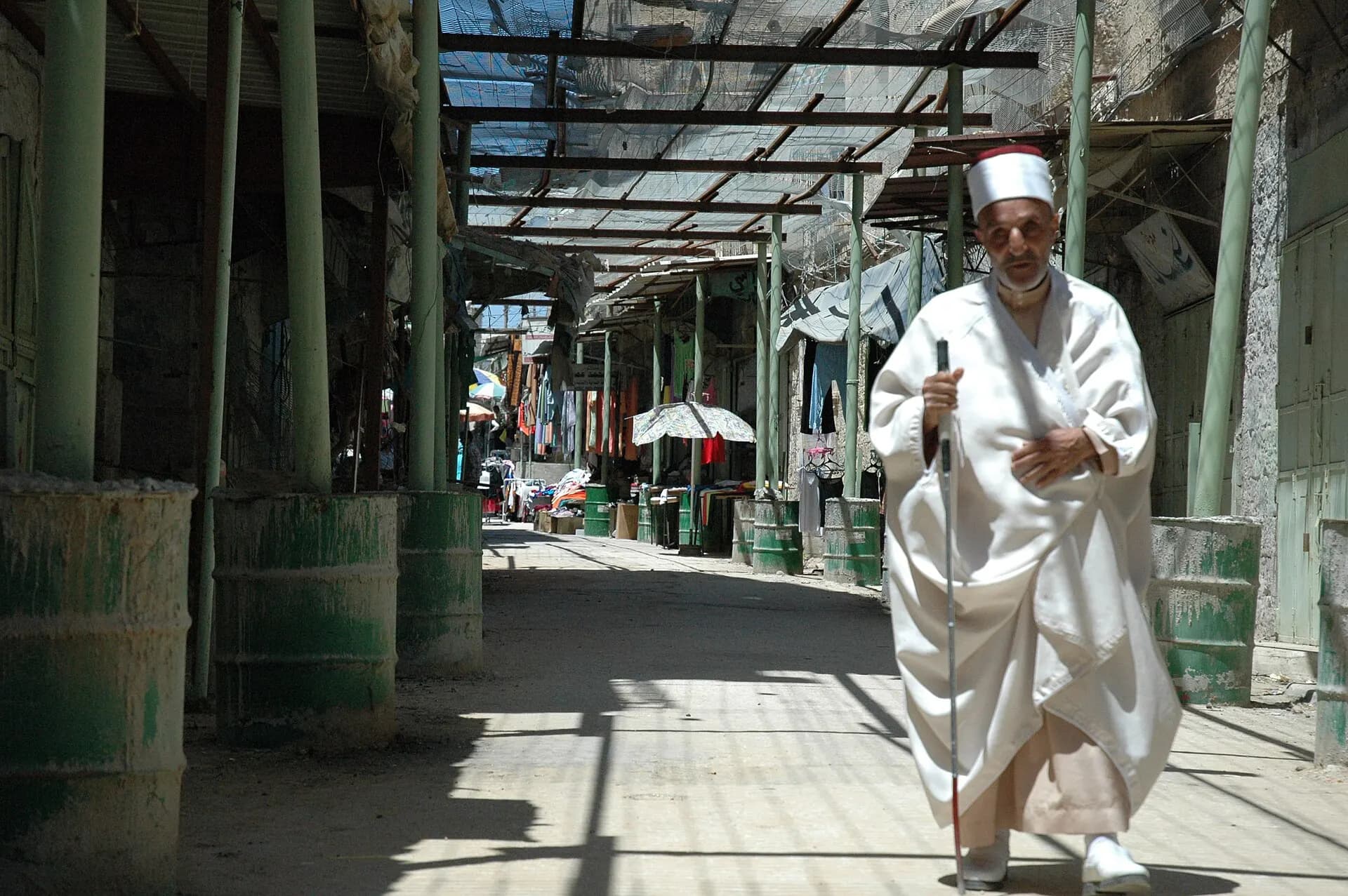 Deserted Old City Market (Hebron)