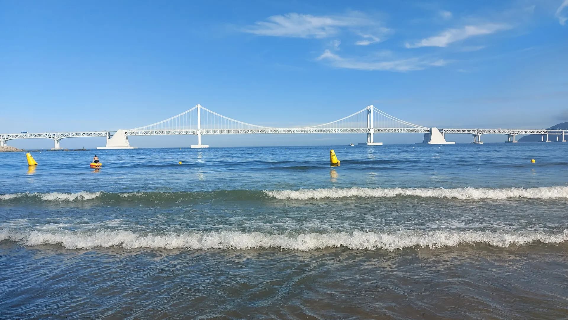 Gwangalli Beach and Gwangan Bridge Busan