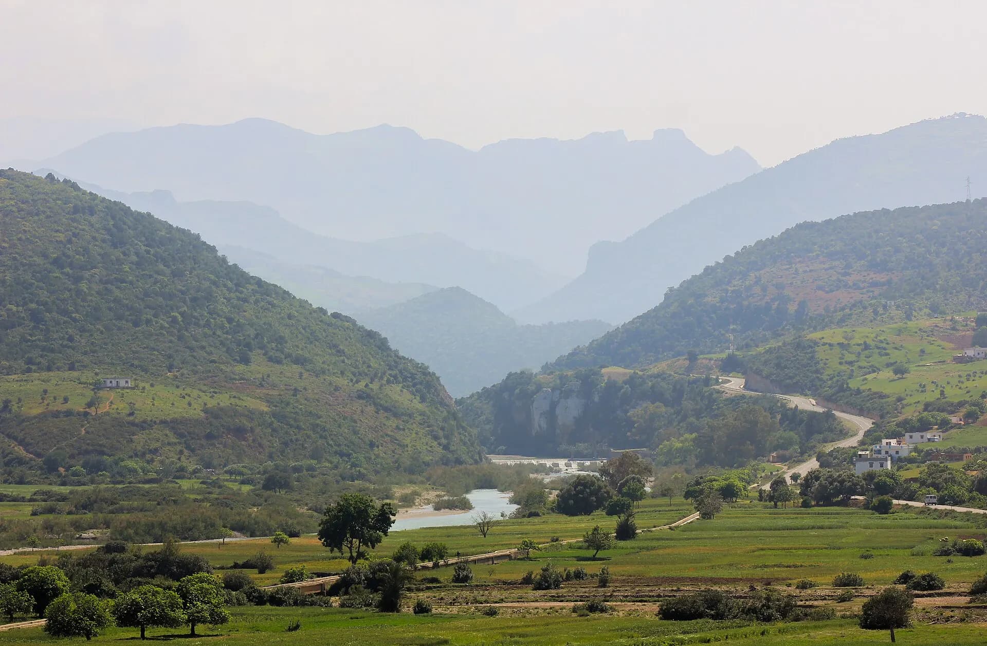 Landscape Chrouda, between Chefchaouen and Oued Laou