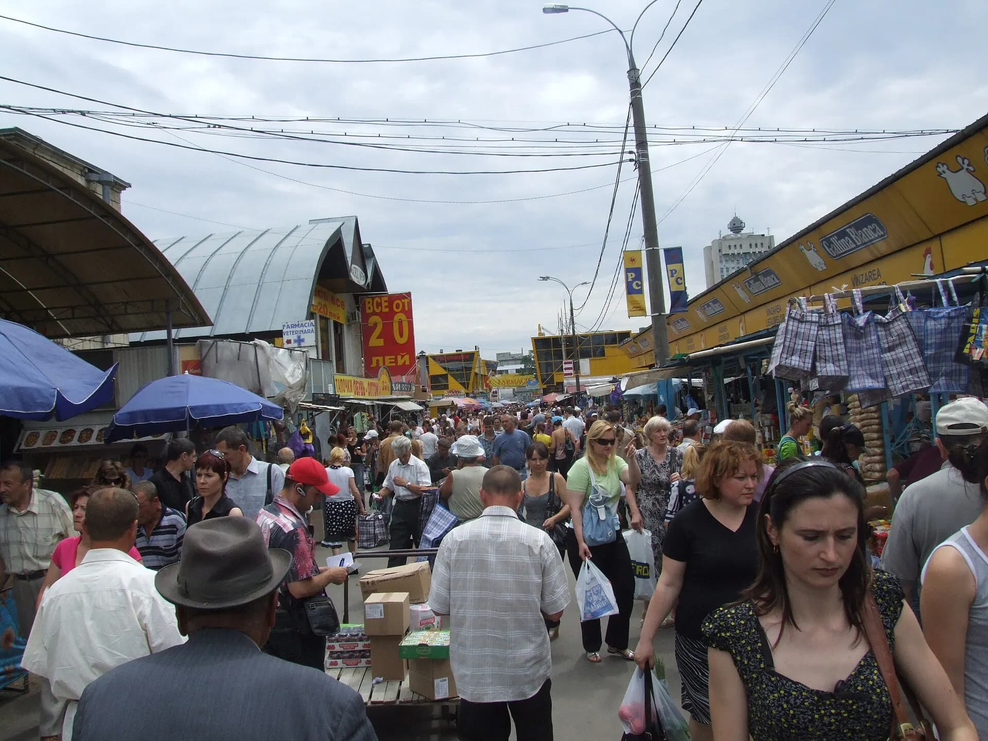 Central market of Chisinau