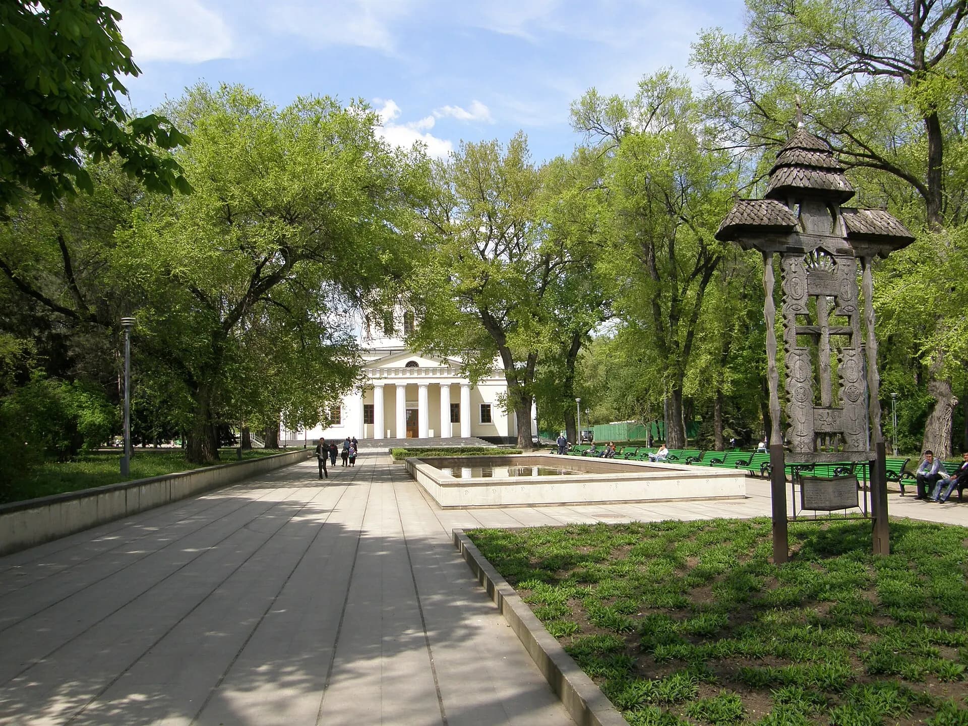 Scuarul Catedralei. Chișinău, Moldova