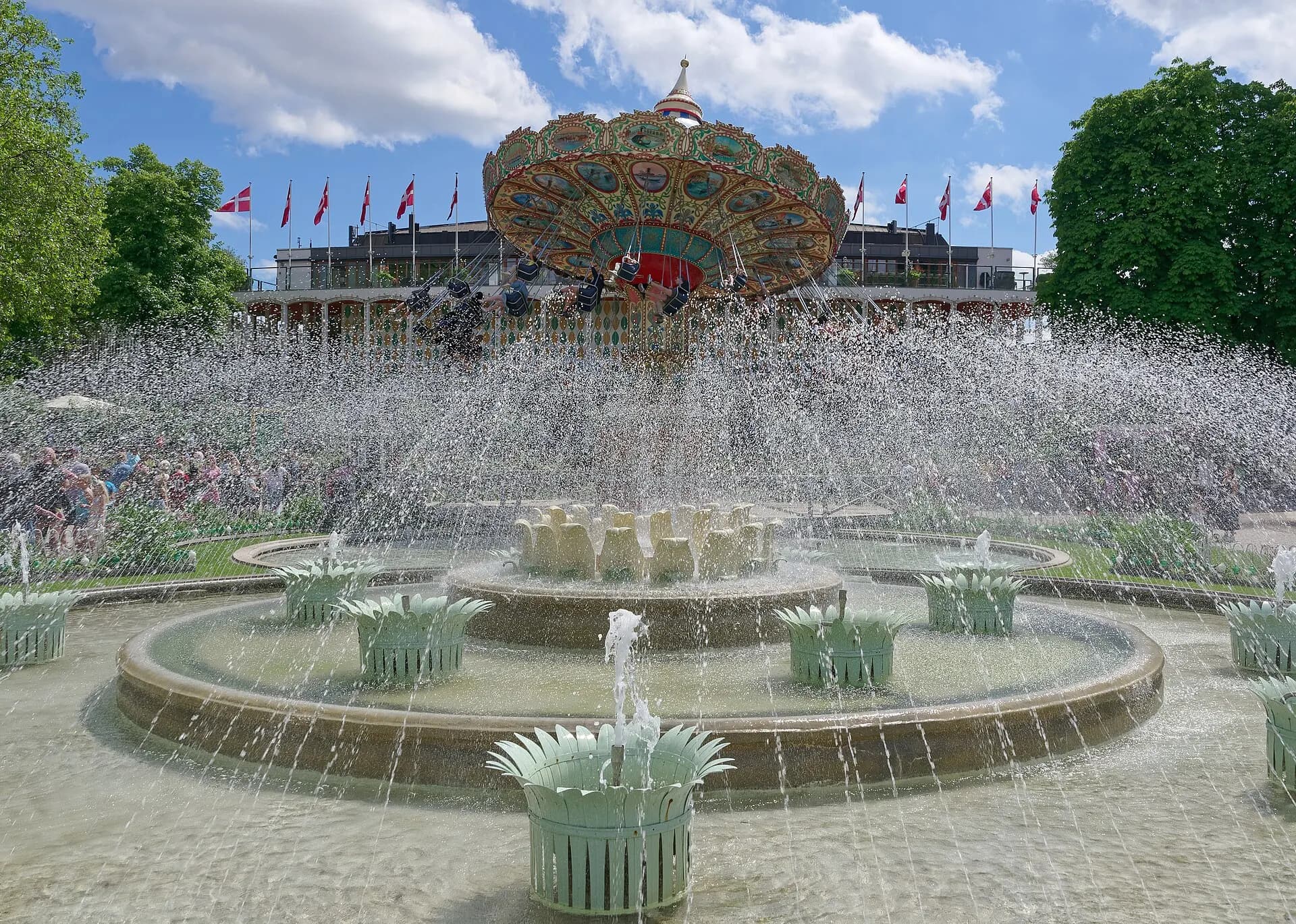 Fountain in Tivoli Gardens, Copenhagen, 20220618 1307 7156