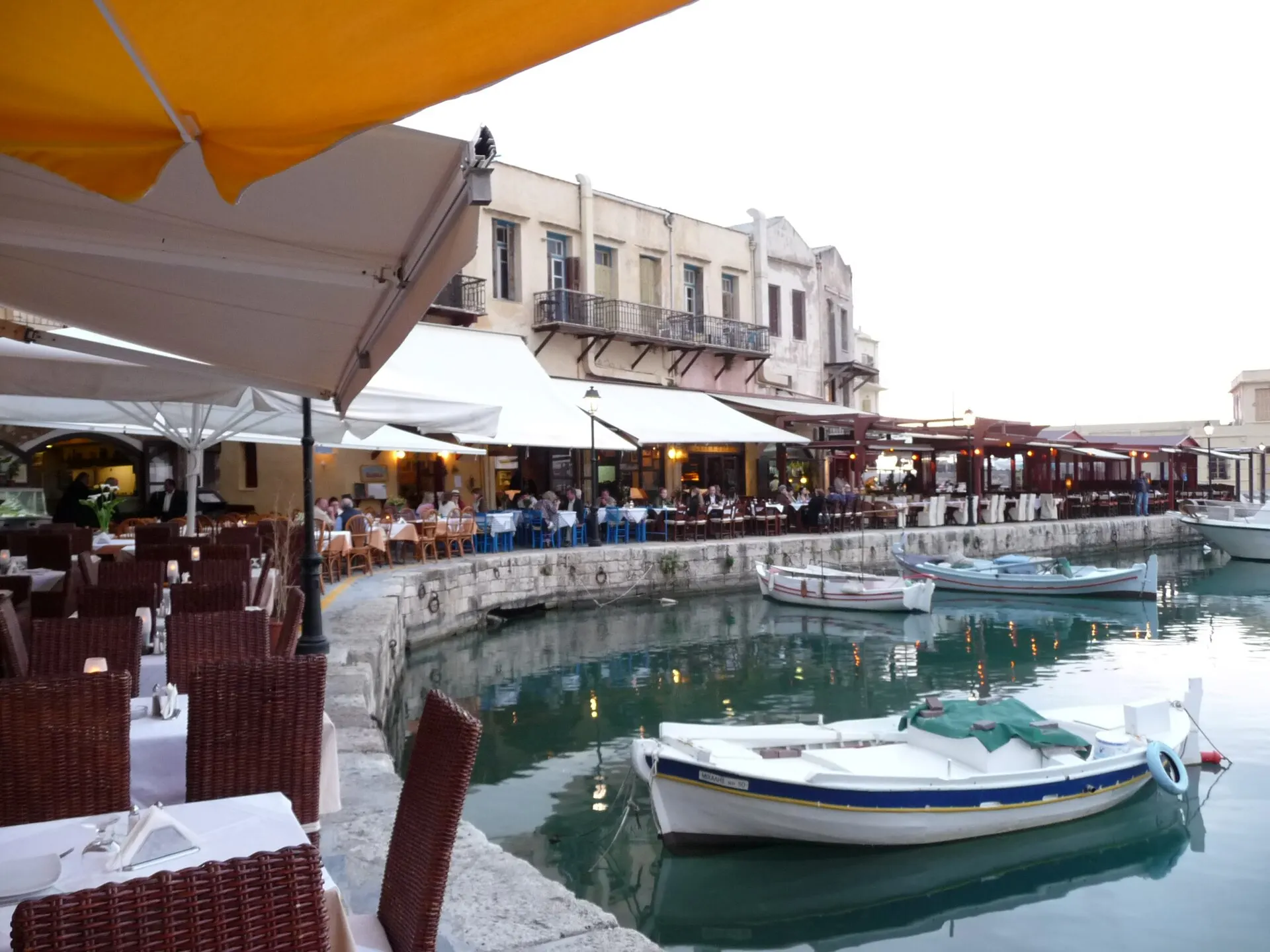 Venetian harbour of Rethymno 2009