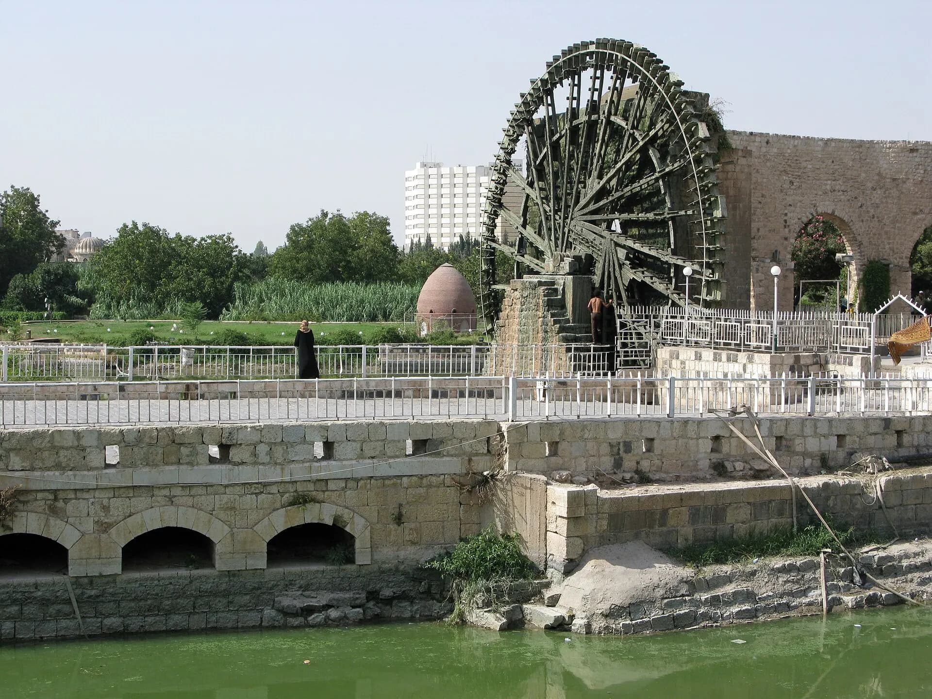 Norias of Hama 2, Orontes River, Hama, Syria