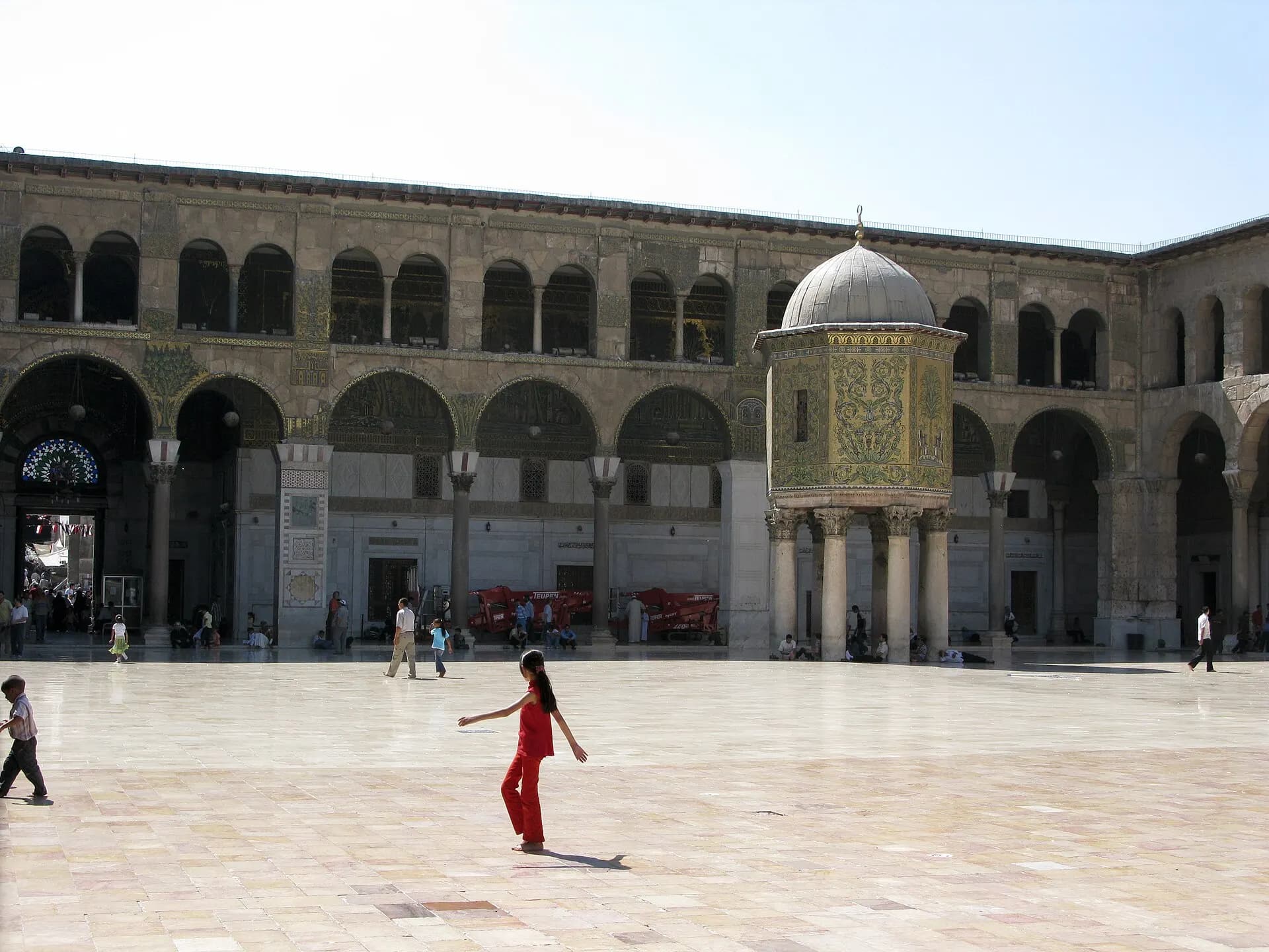 The Umayyad Mosque, the Courtyard, Damascus, Syria