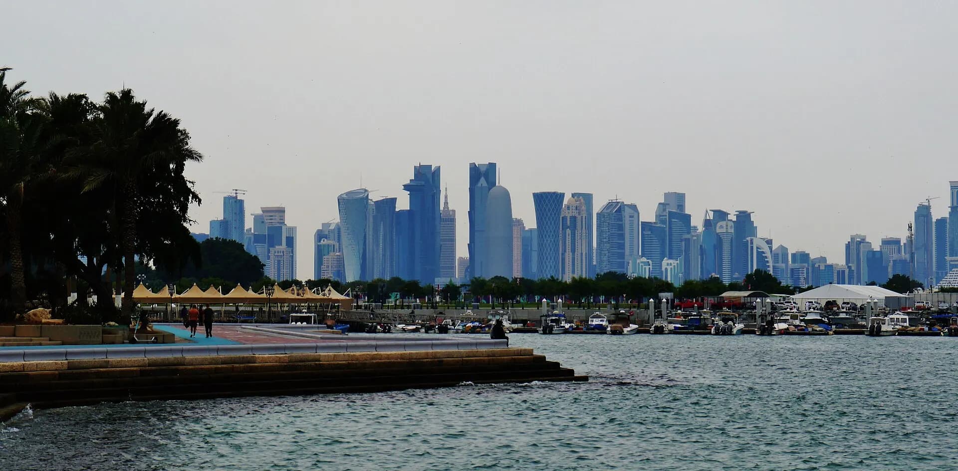 Doha Corniche Skyline View 1