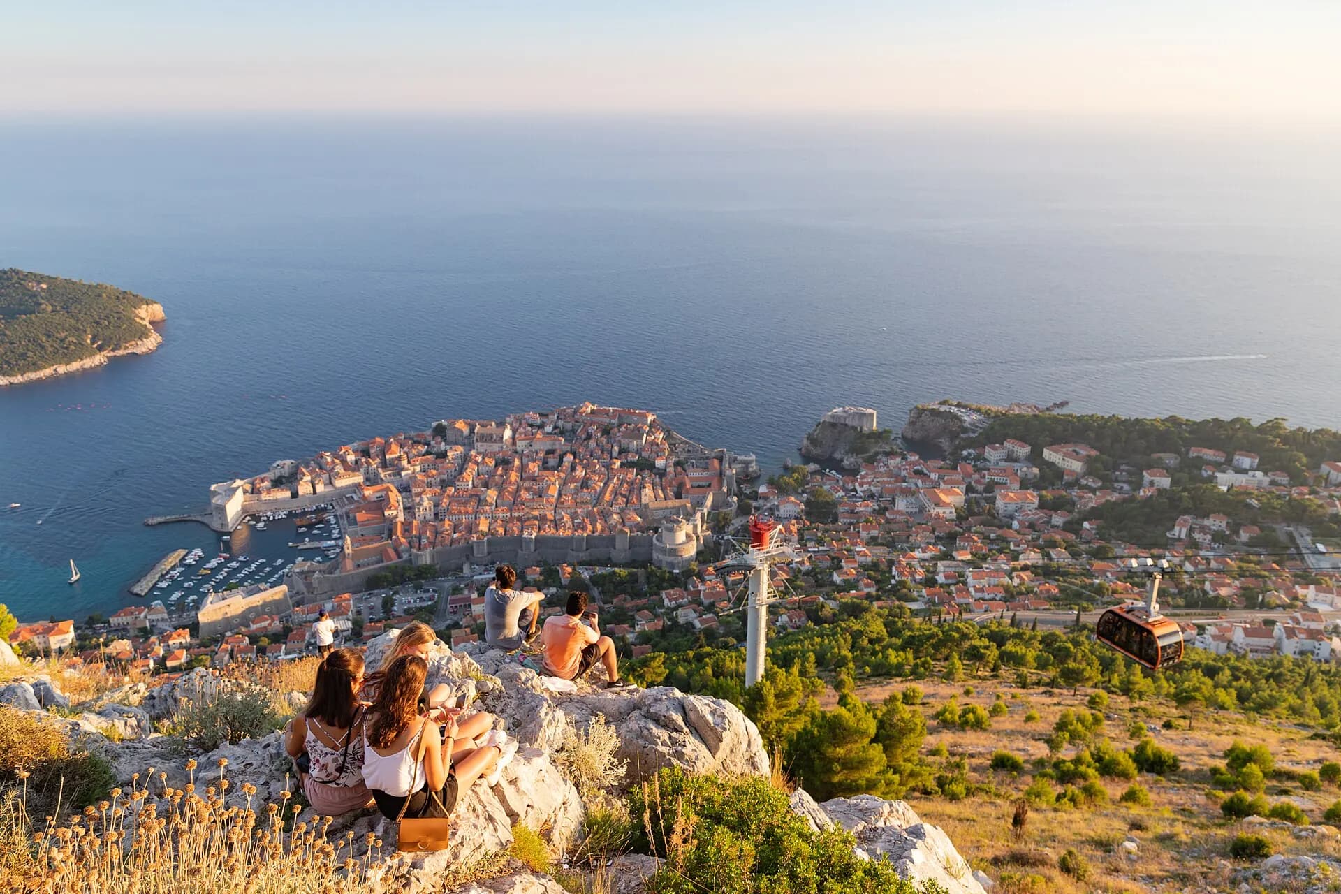 Old town of Dubrovnik, Croatia, a view from Mount Srd (48738970521)