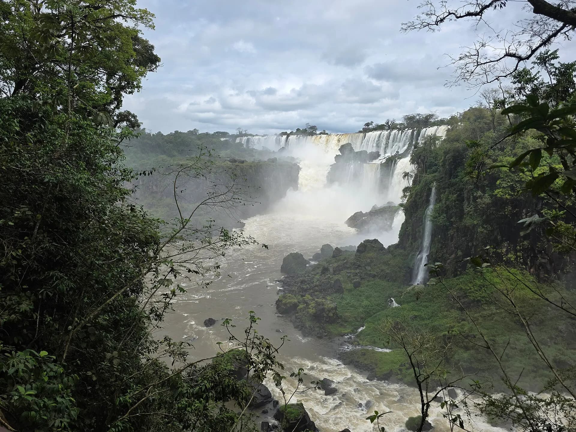 A view of Iguazu Falls from the Argentina side