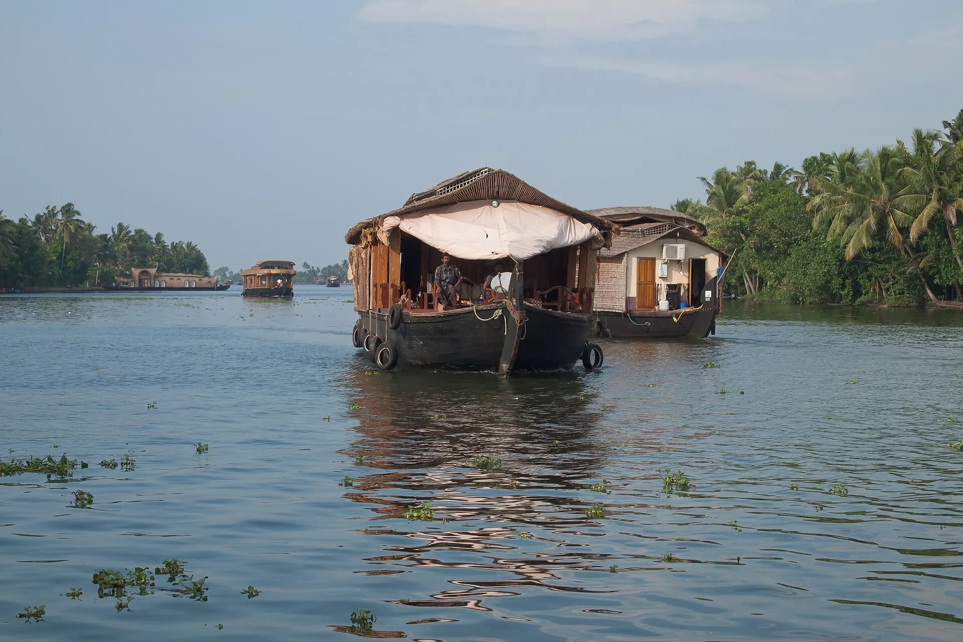 Kerala backwaters, Houseboats, India