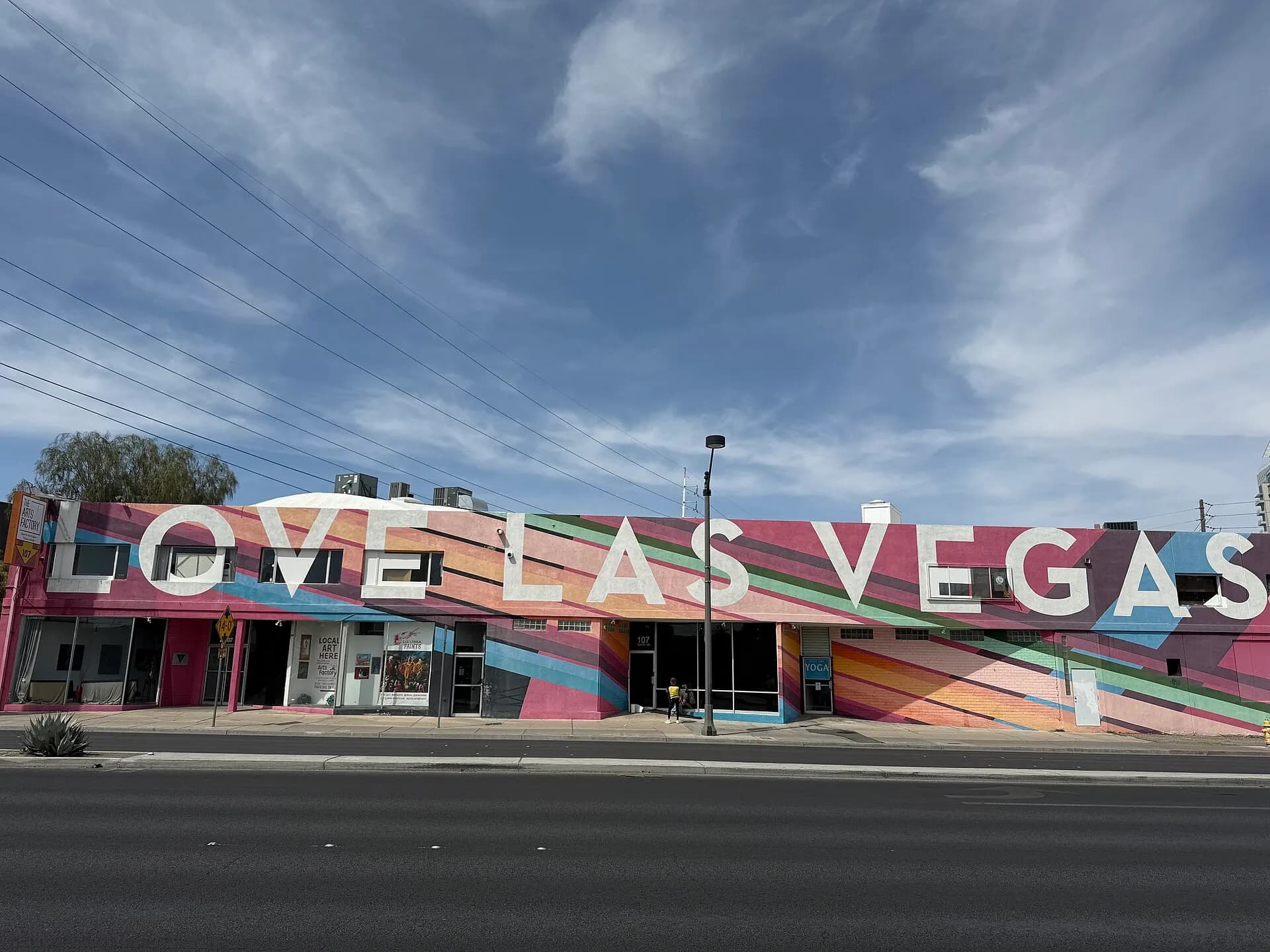 Mural on 18b The Las Vegas Arts District