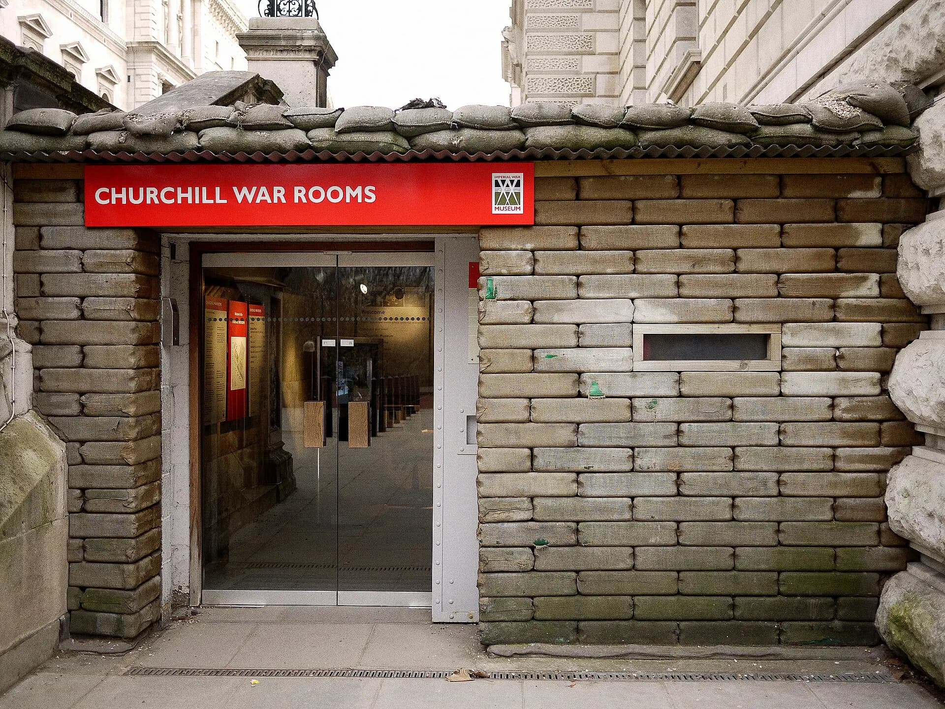 Churchill War Rooms entrance, January 2011