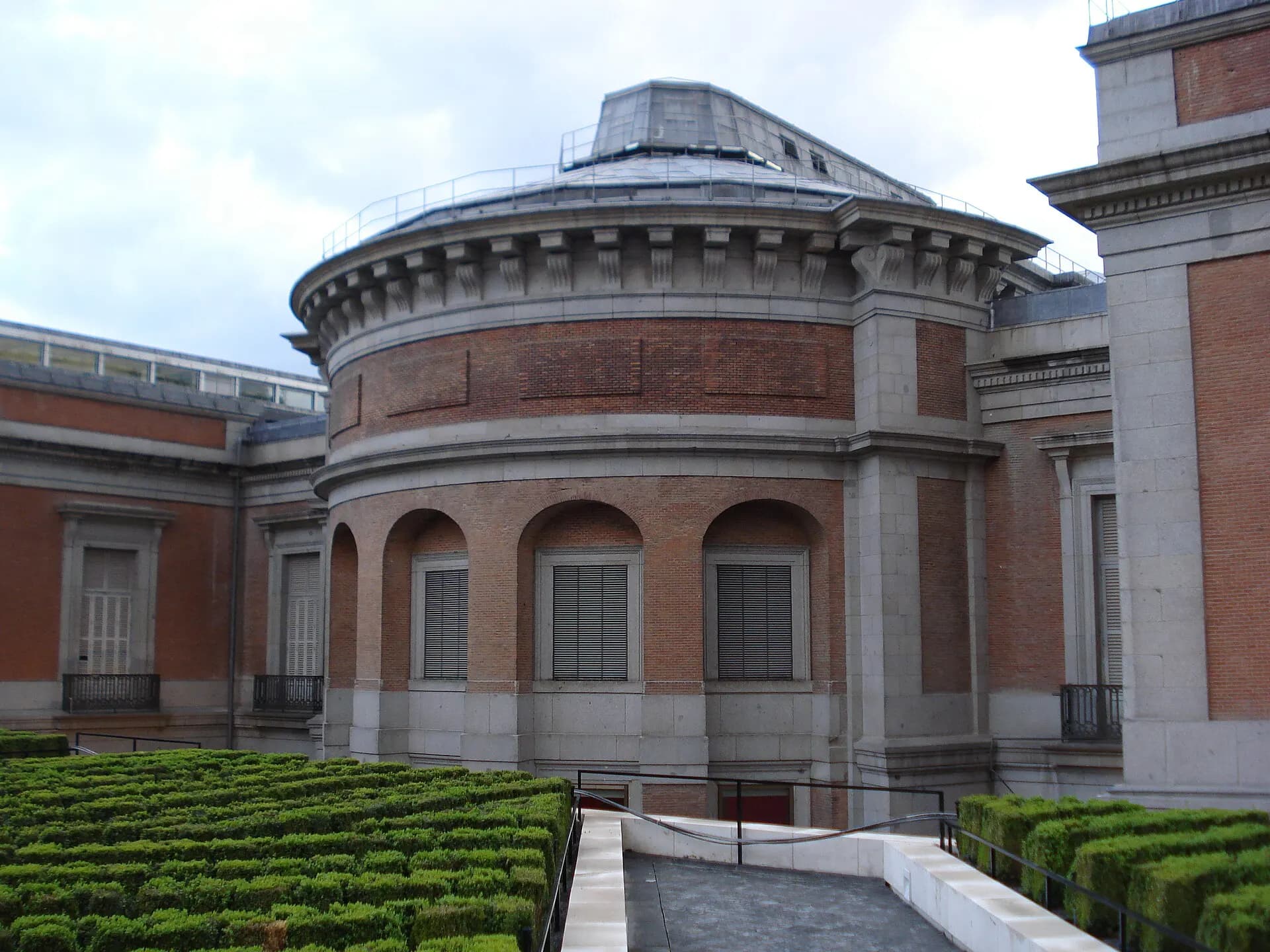 Museo del Prado. Trasera edificio Juan de Villanueva