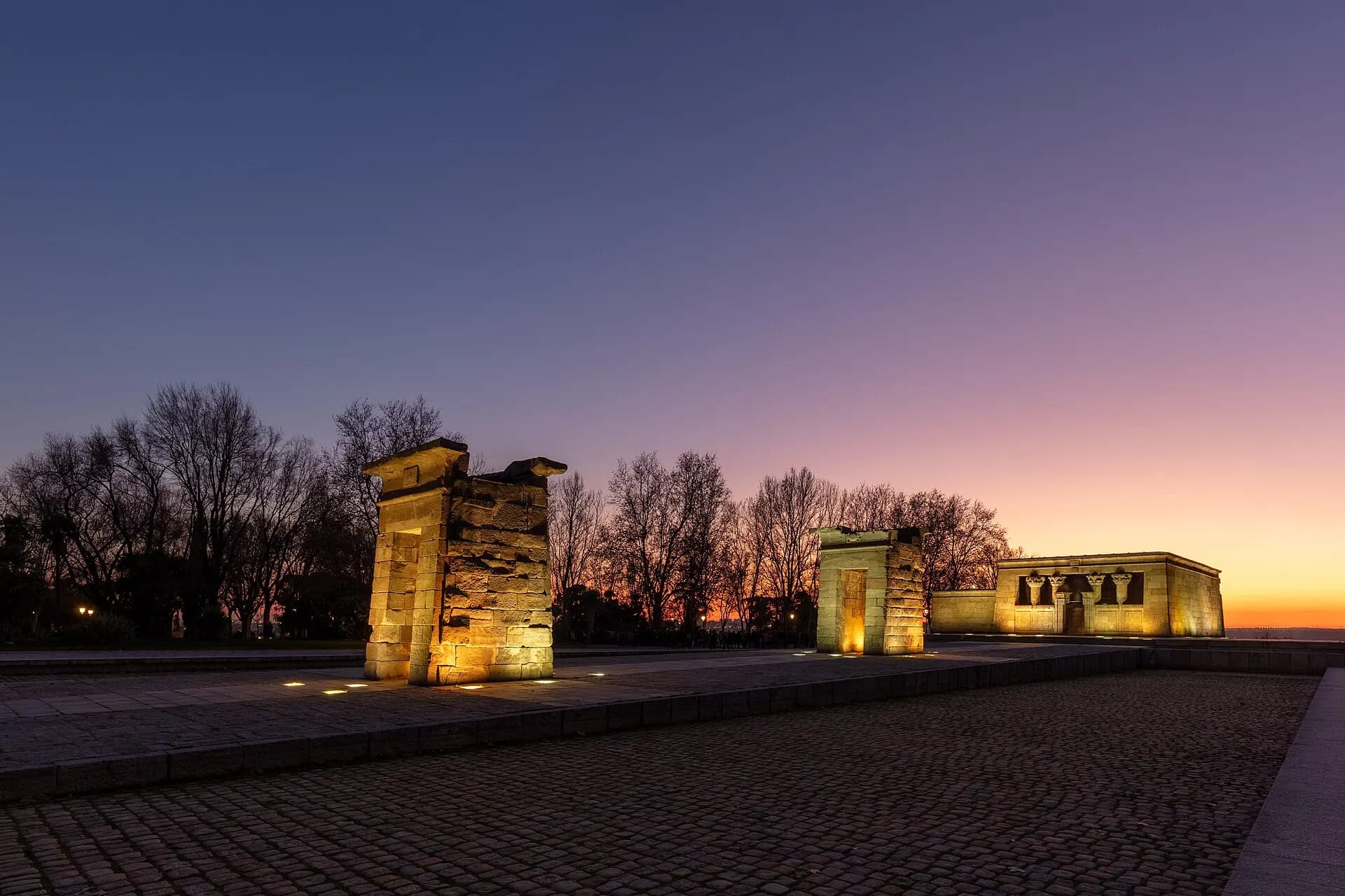 Templo de Debod, Madrid, España, 2023-01-03, DD 89-91 HDR