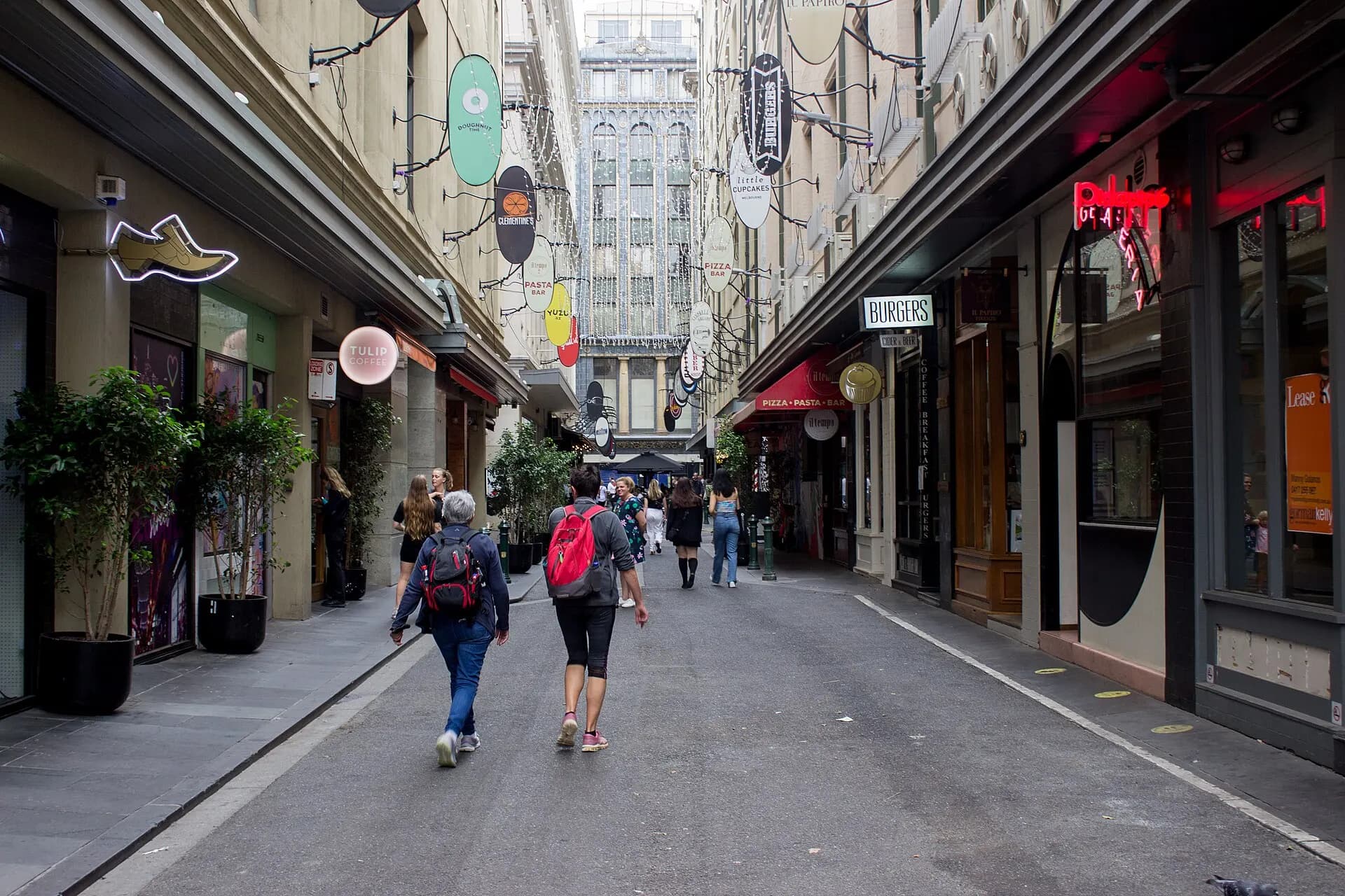 Degraves Street, Melbourne, February 2022