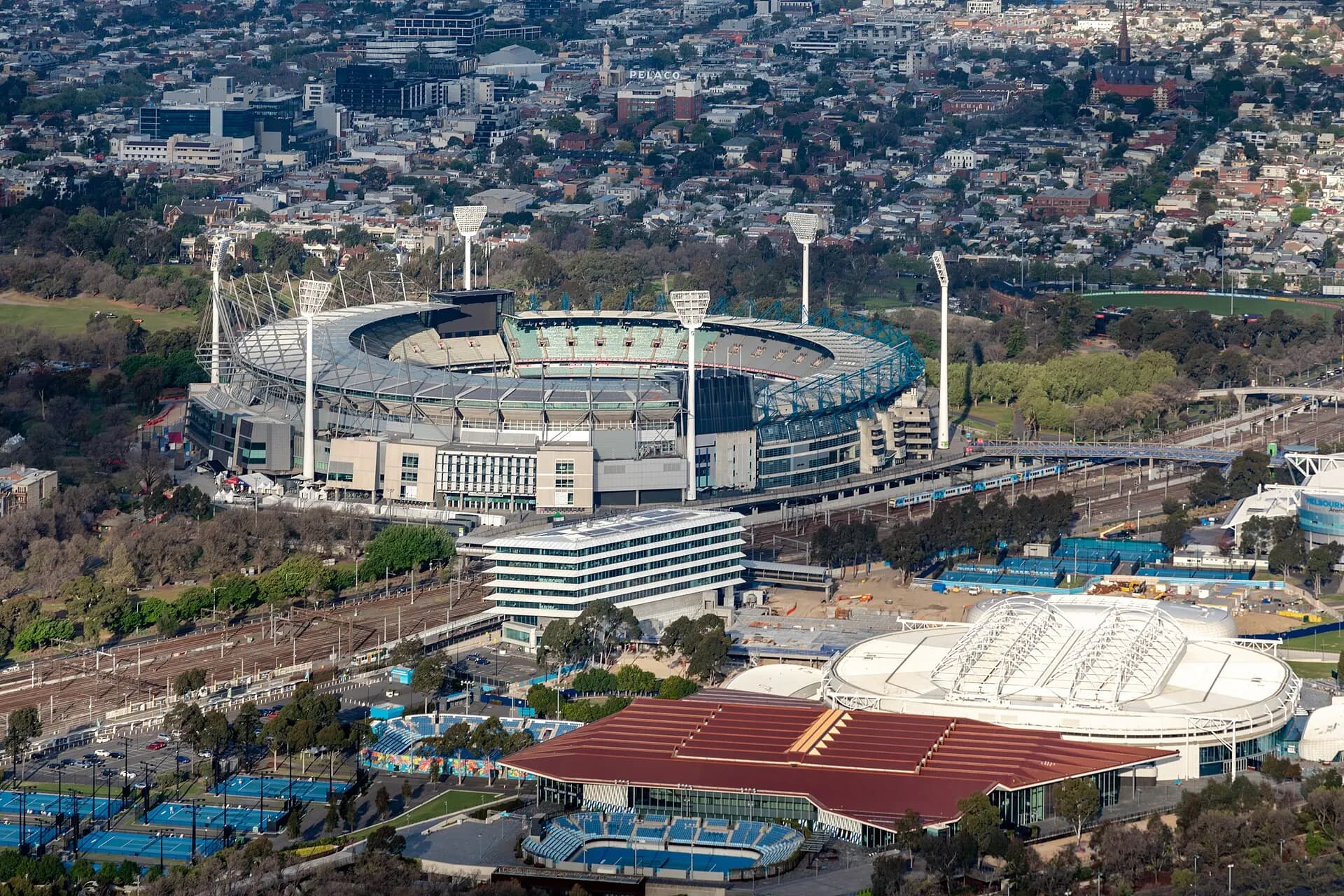 Melbourne (AU), View from Eureka Tower, Melbourne Cricket Ground -- 2019 -- 1450