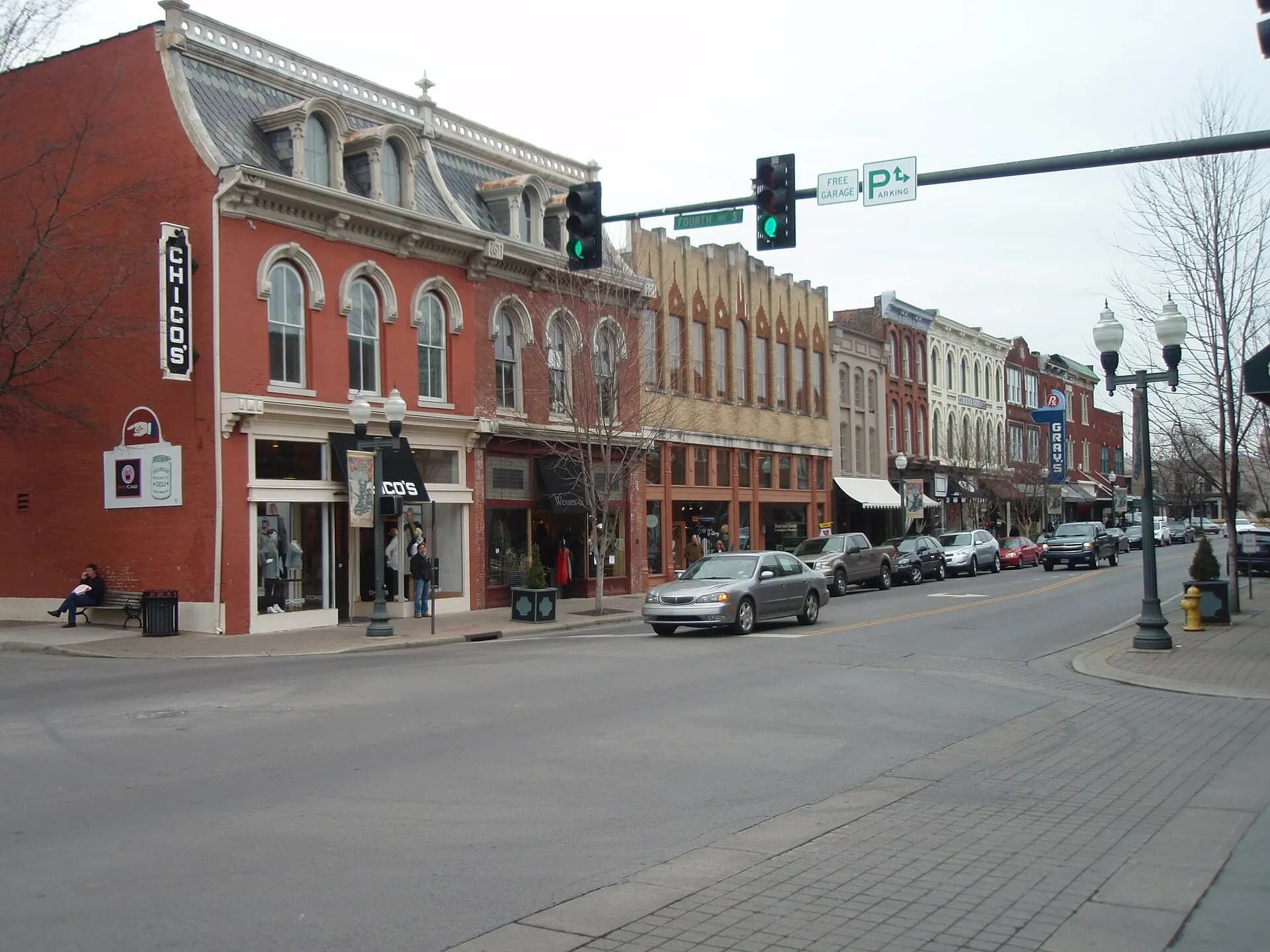 4th ave main street historic franklin tennessee 2010
