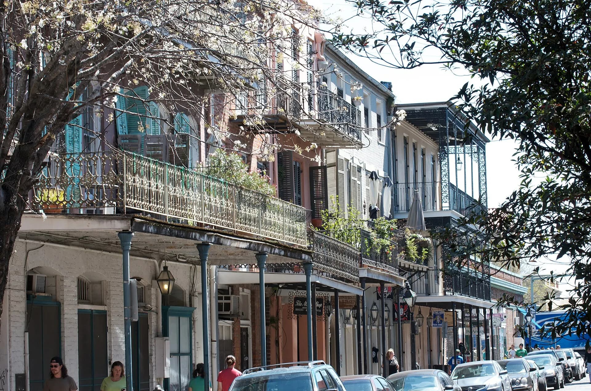 French Quarter balconies, 500 block of Dumaine Street, New Orleans, 2011