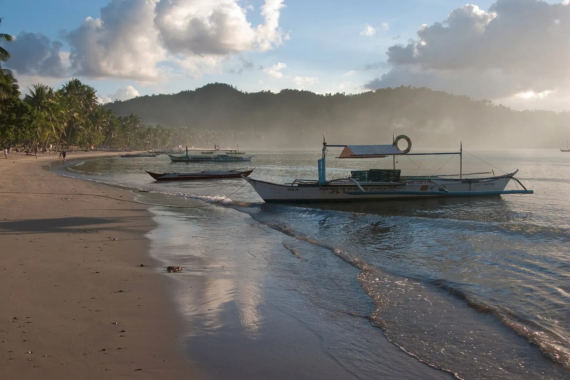 Port Barton, Boats, Palawan, Philippines