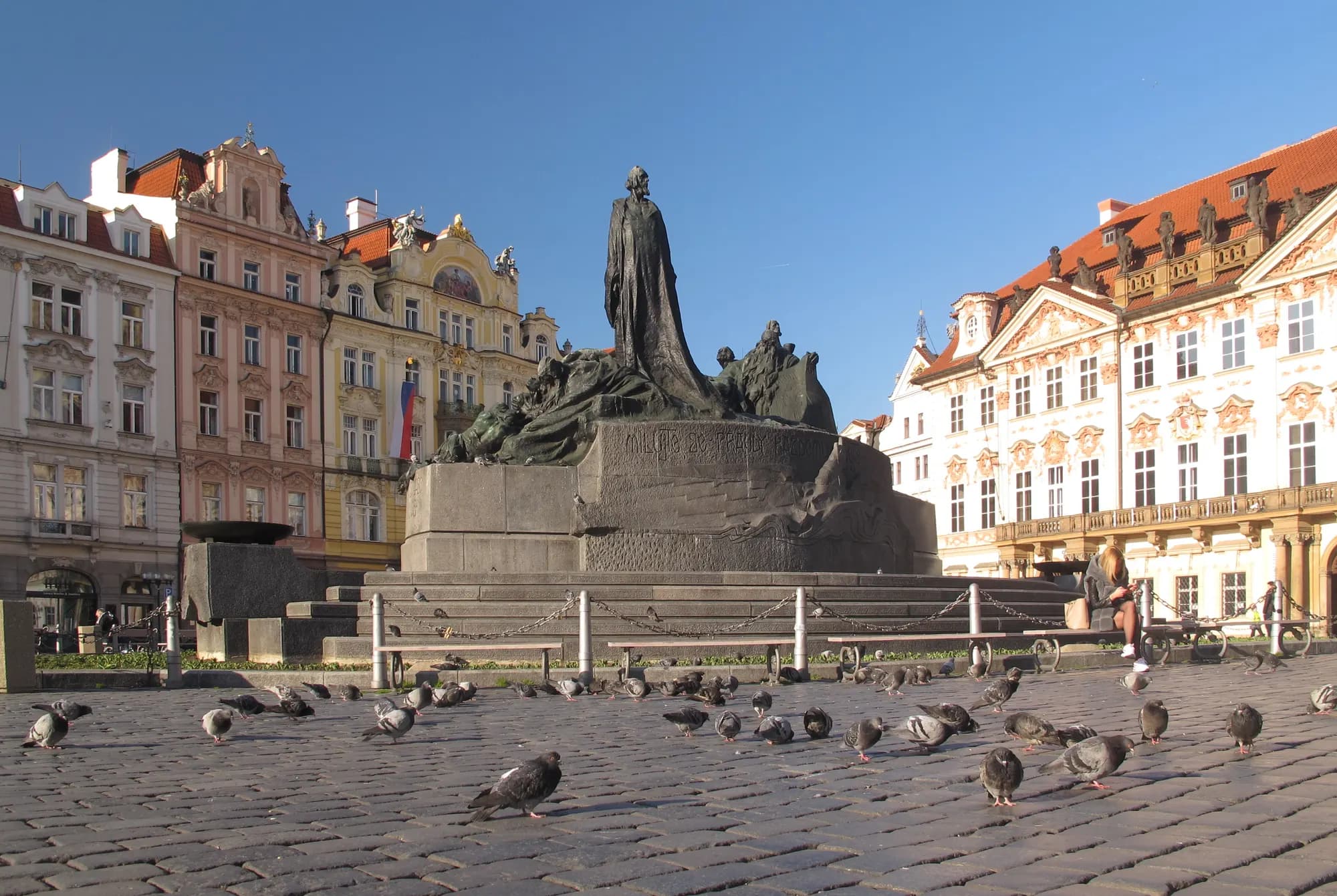 Jan Hus Statue, Old Town Square