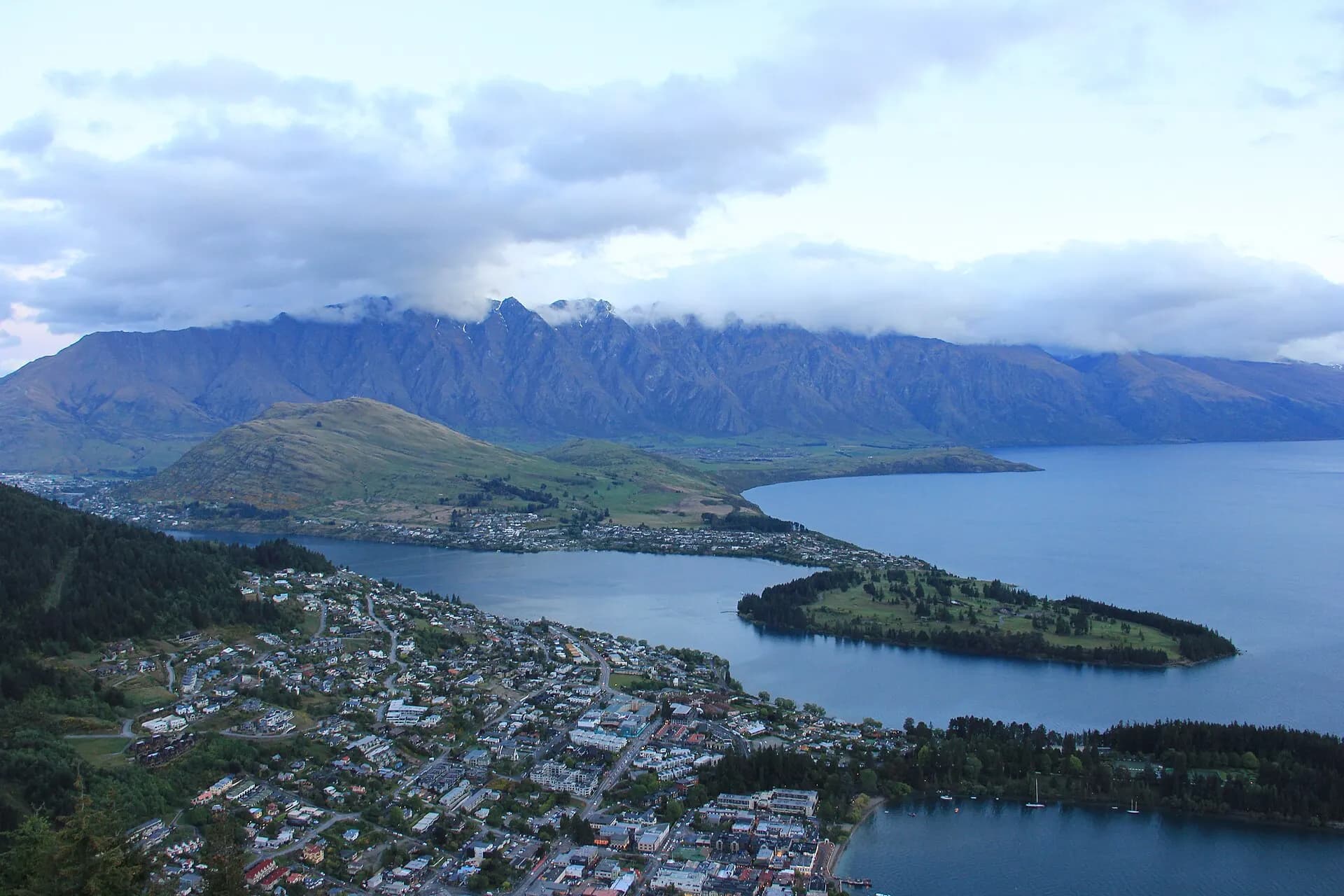 Queenstown view Skyline Gondola Deck