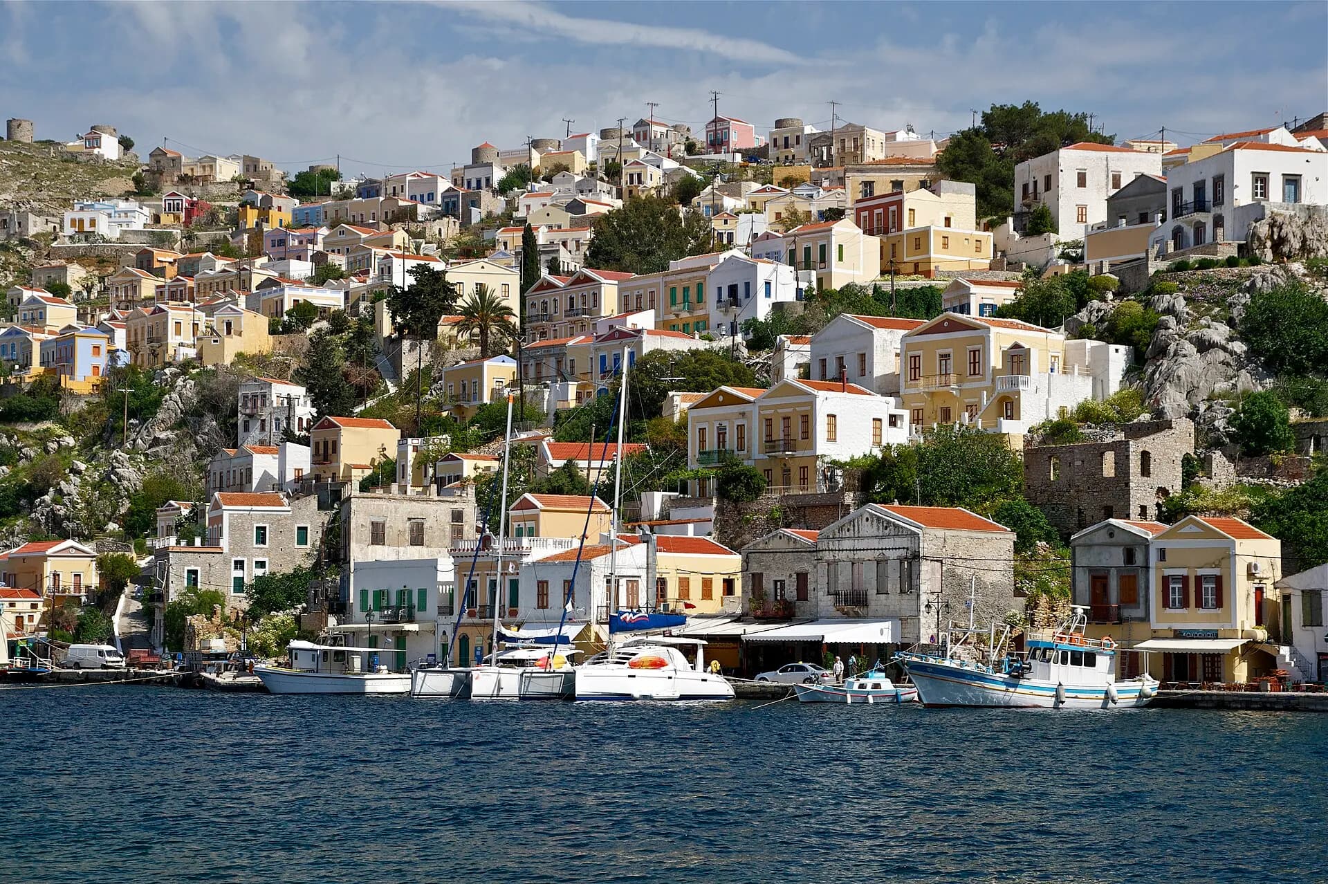 Symi houses Greece