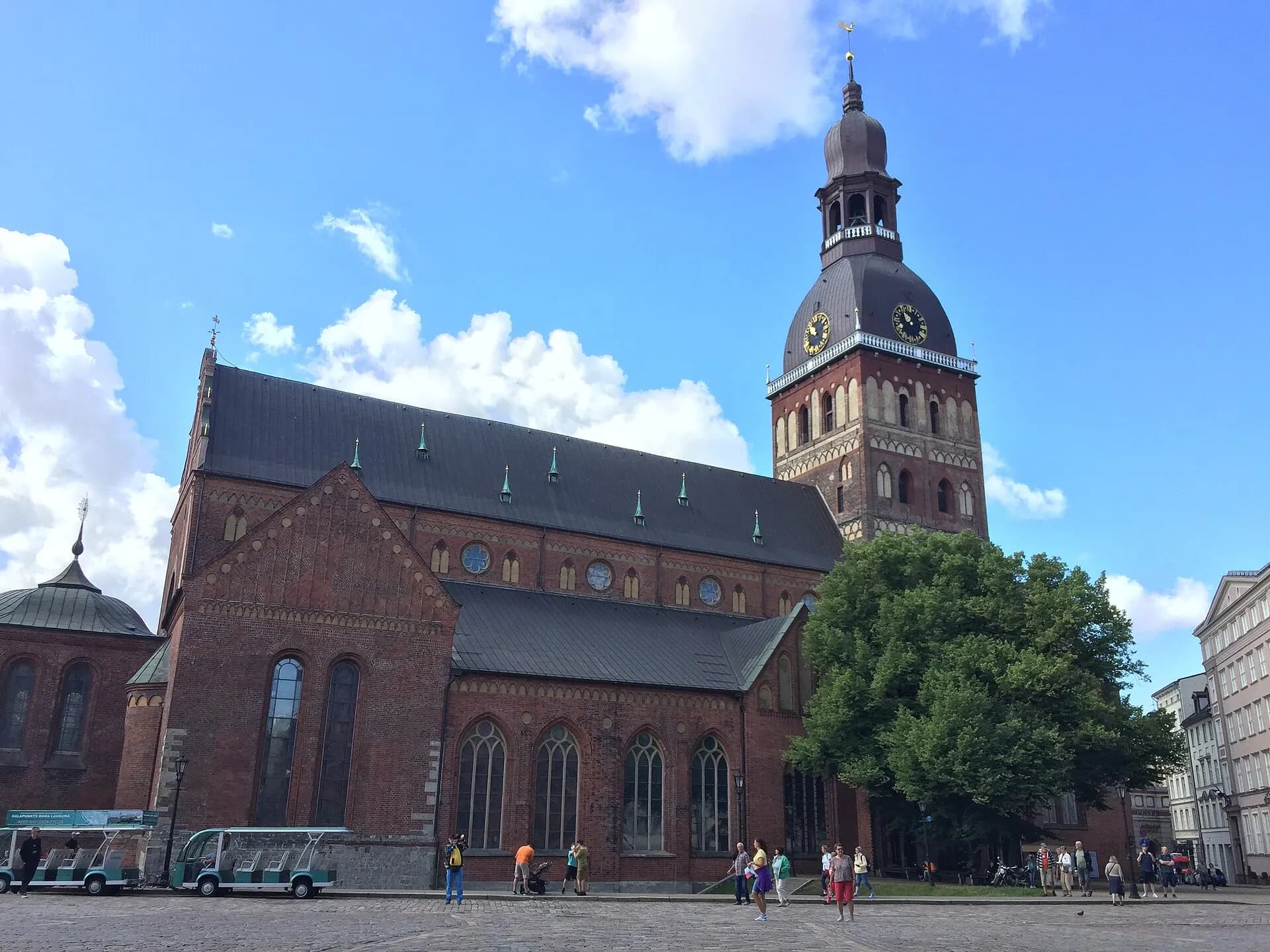 Riga Cathedral viewed from Dome square, Riga, Latvia Jul 14, 2022 09-42-07 AM