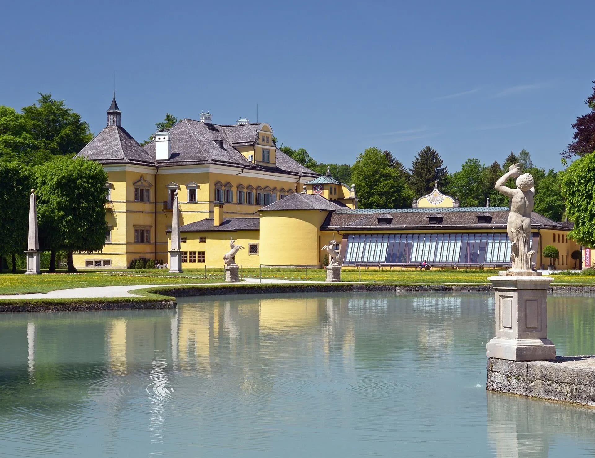 Hellbrunn Palace-Schloss Hellbrunn. Salzburg, Austria