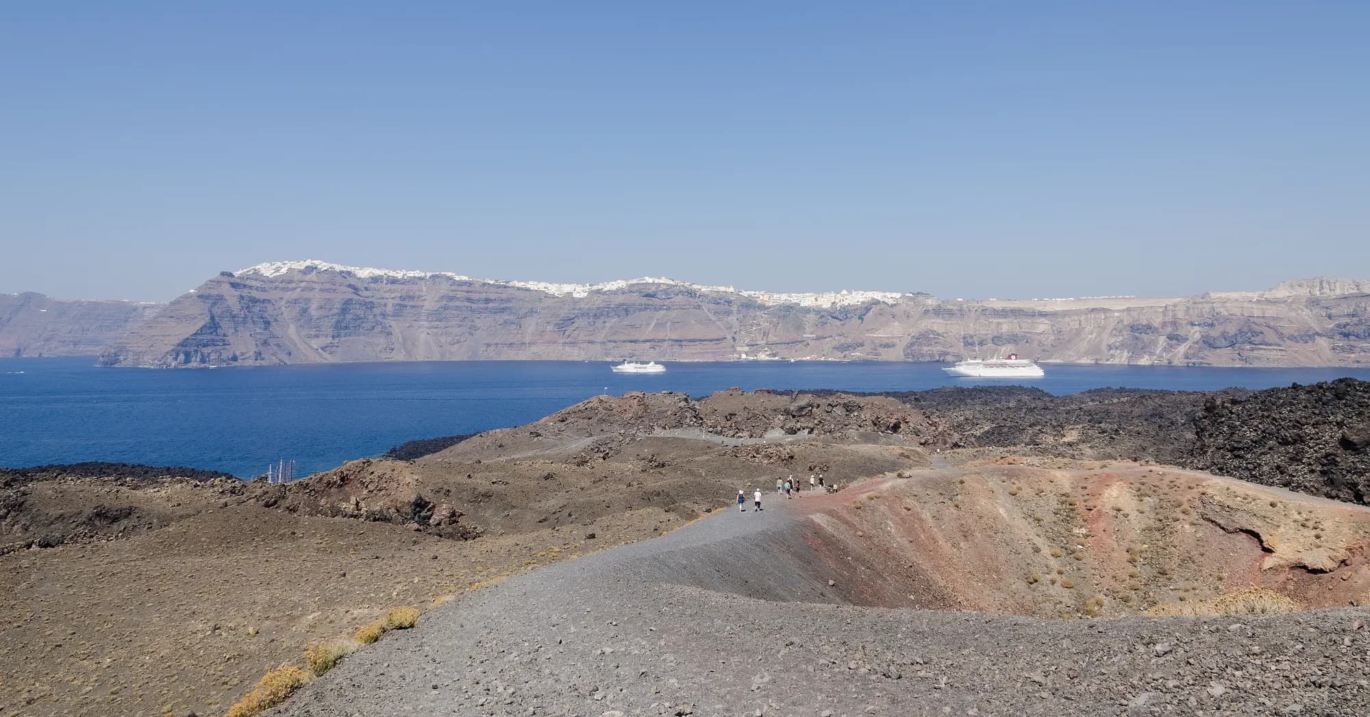 Nea Kameni volcanic island - Santorini - Greece - 19