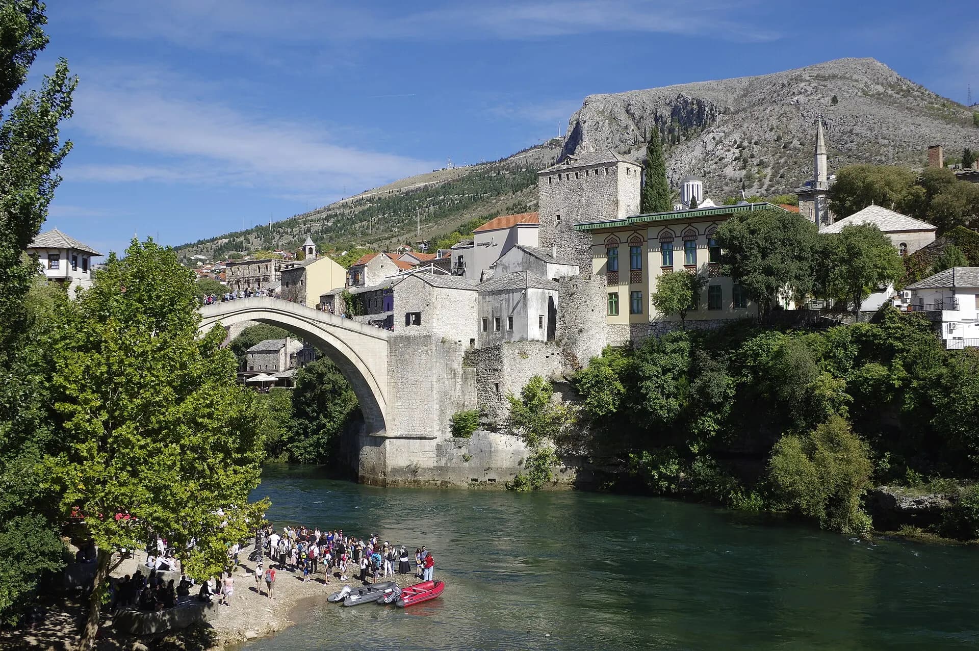 Mostar Stari Most BW 2024-10-01 12-58-38
