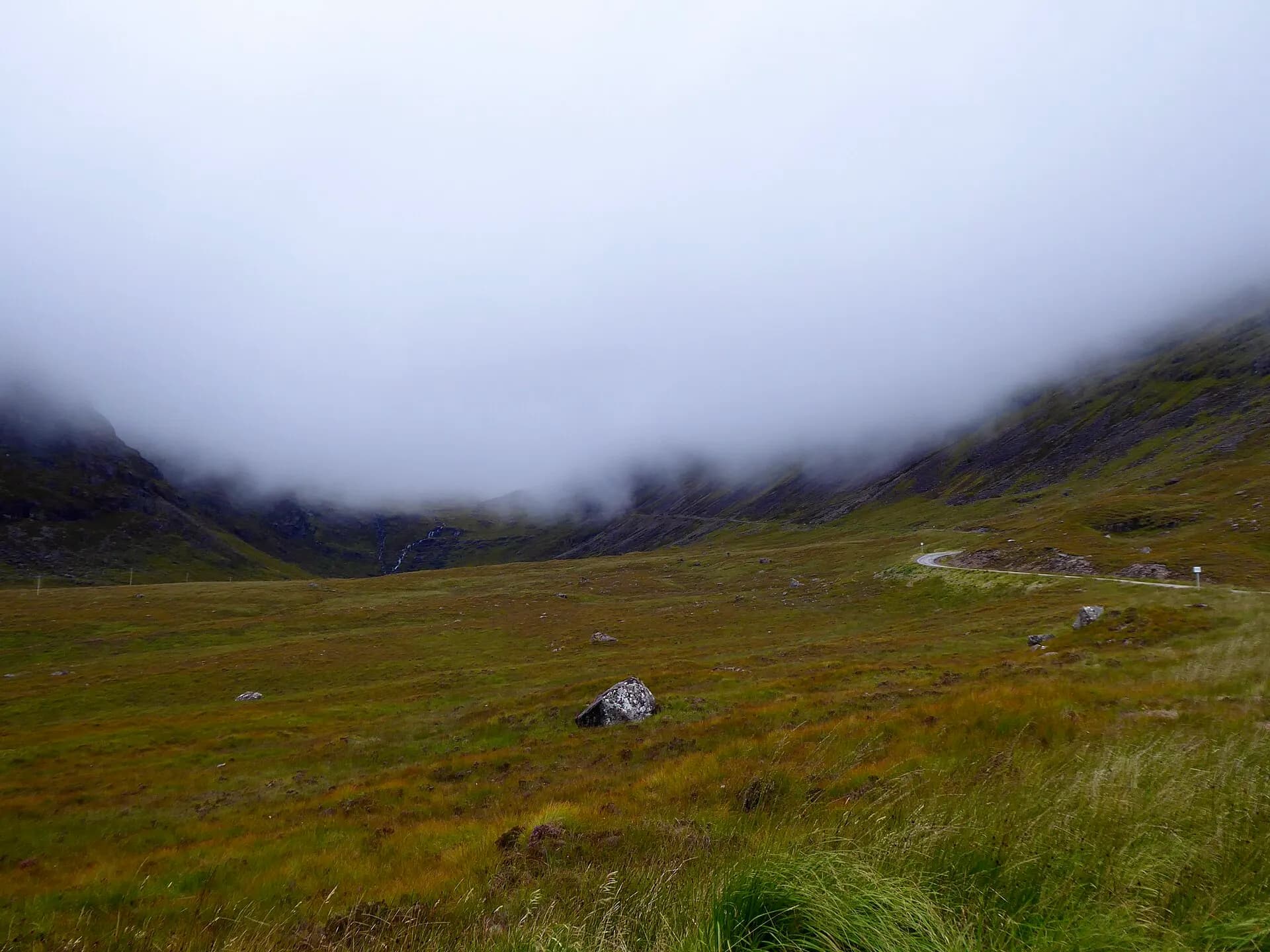 Bealach na Bà in cloud