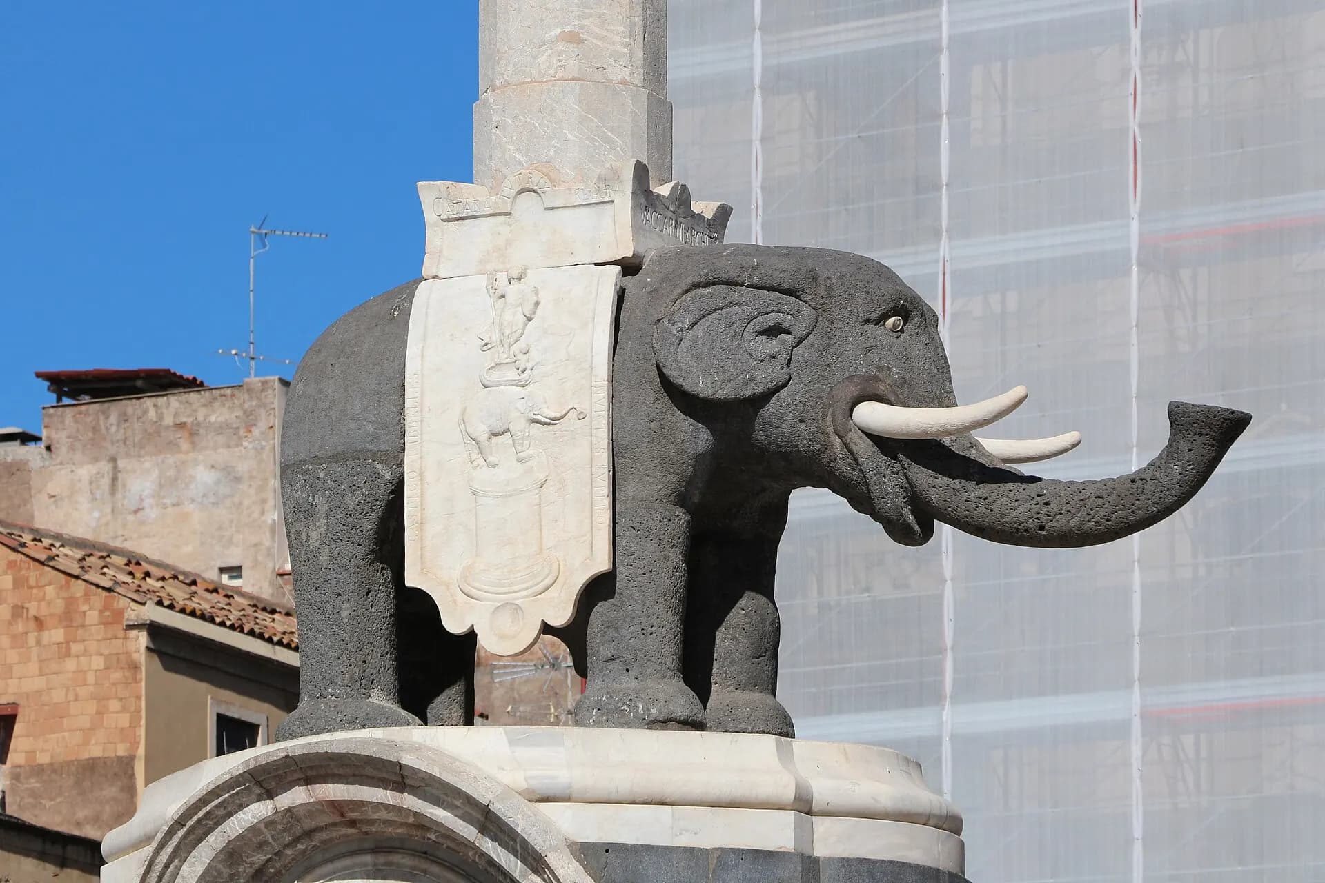Elephant fountain, Catania