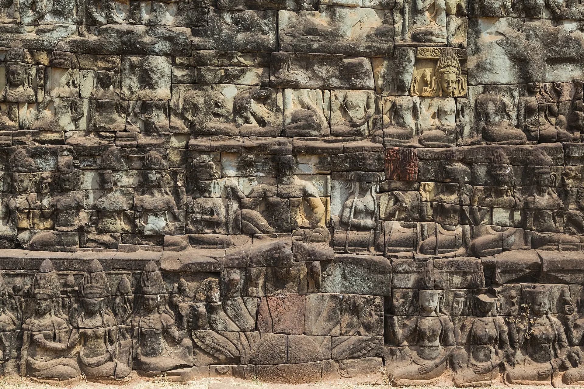 2016 Angkor, Angkor Thom, Taras Słoni (38)