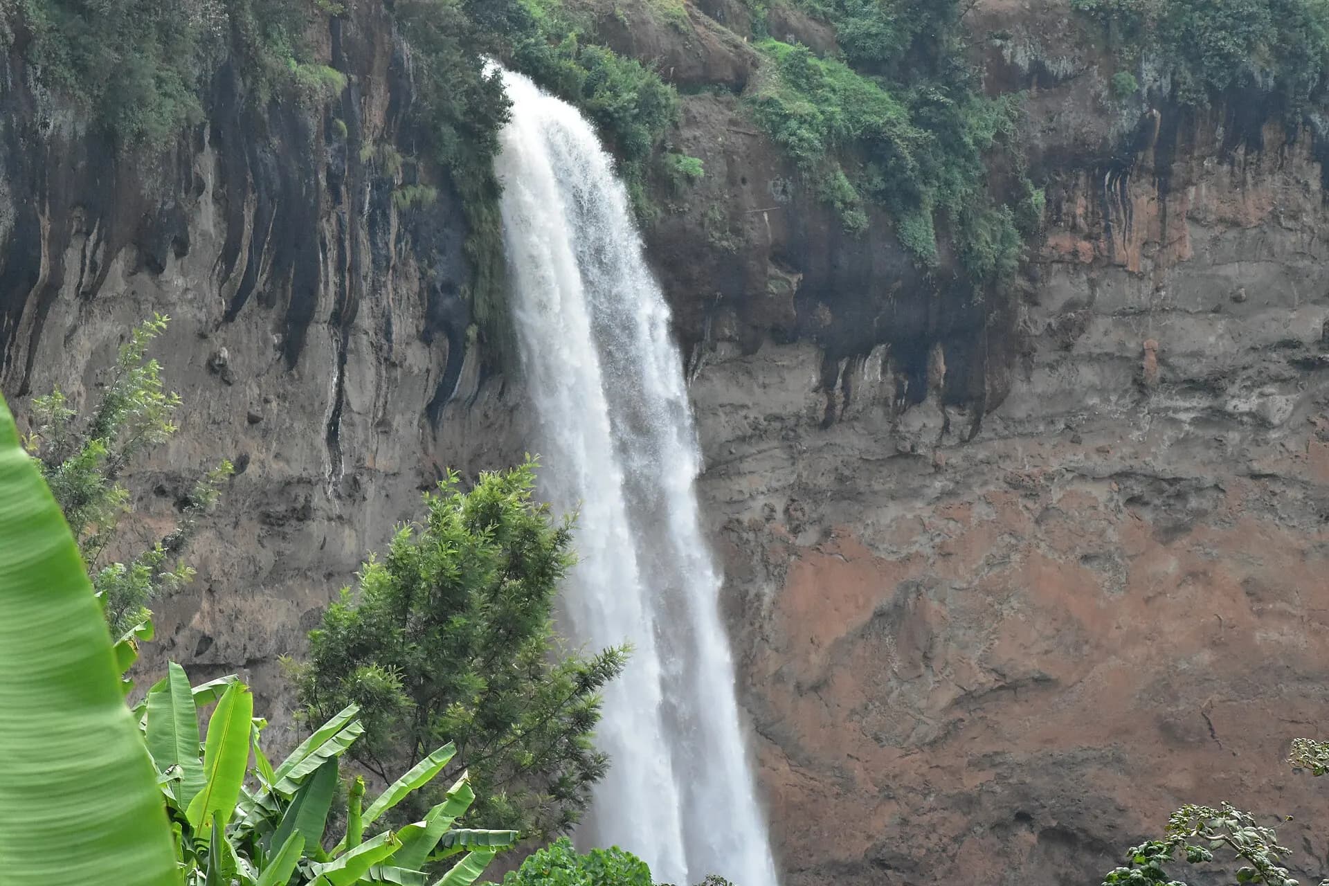 Sipi Falls in Uganda