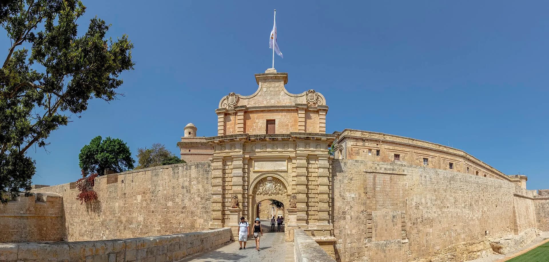 Puerta principal, Mdina, isla de Malta, Malta, 2021-08-25, DD 131-134 PAN