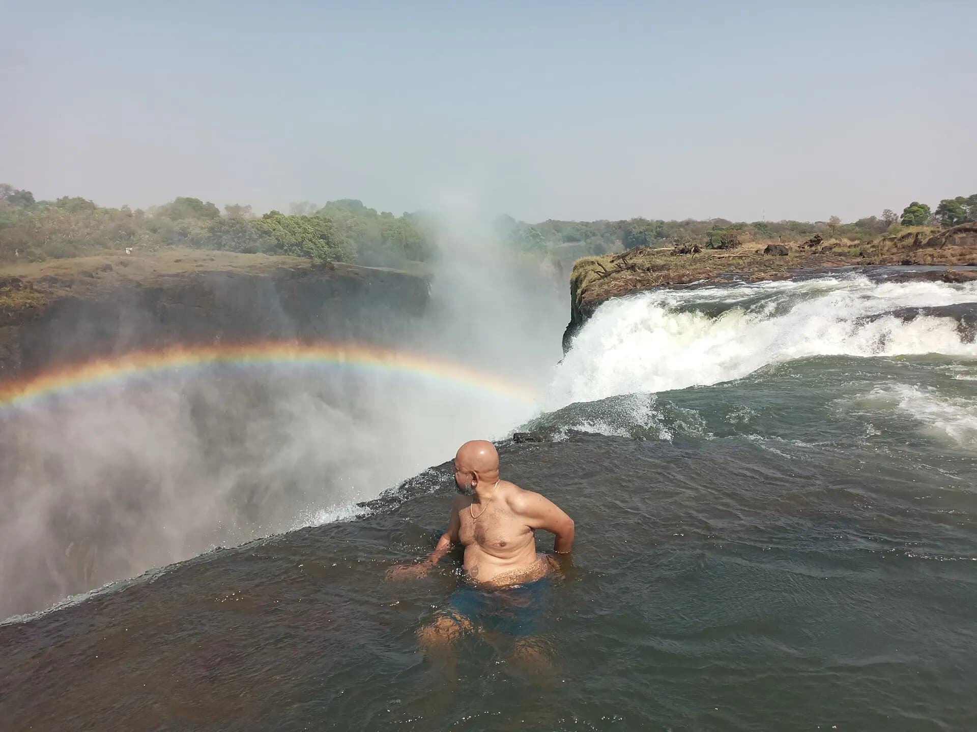 Devil's Pool on Livingstone Island